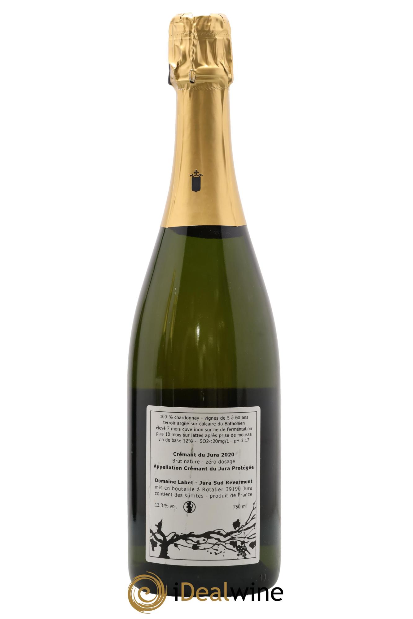 Crémant du Jura Romain - Julien - Charline Labet 2020 - Lotto di 1 bottiglia - 1