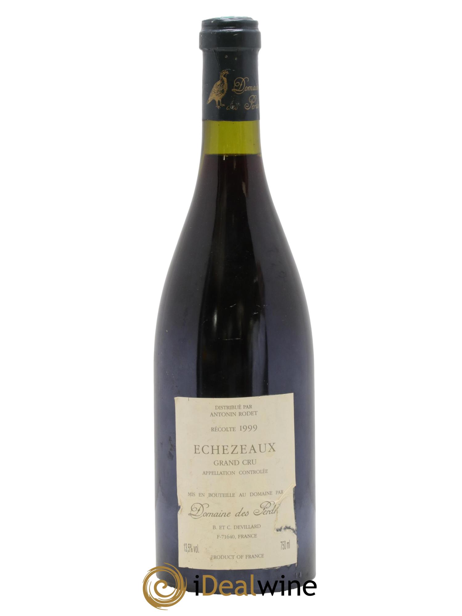 Echezeaux Grand Cru Perdrix (Domaine des) 1999 - Lot de 1 bouteille - 1