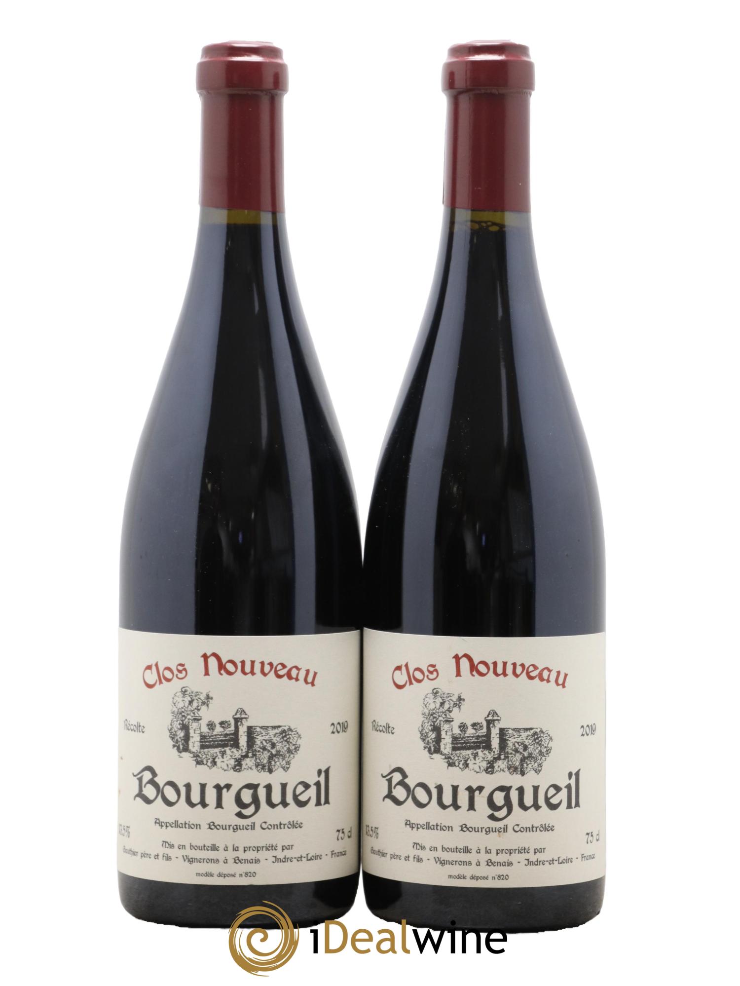 Bourgueil Clos Nouveau Domaine du Bel Air 2019 - Lot de 2 bouteilles - 0