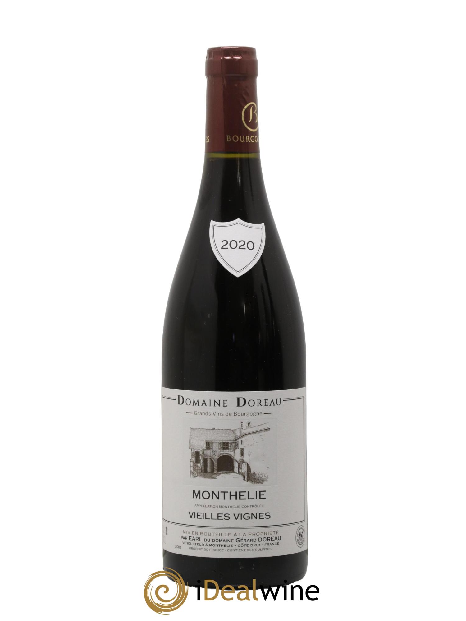 Monthélie Vieilles Vignes Domaine Doreau 2020 - Lot de 1 bouteille - 0