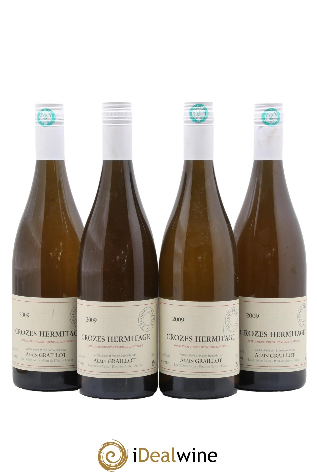 Crozes-Hermitage Domaine Graillot 2009 - Lot of 4 bottles - 0