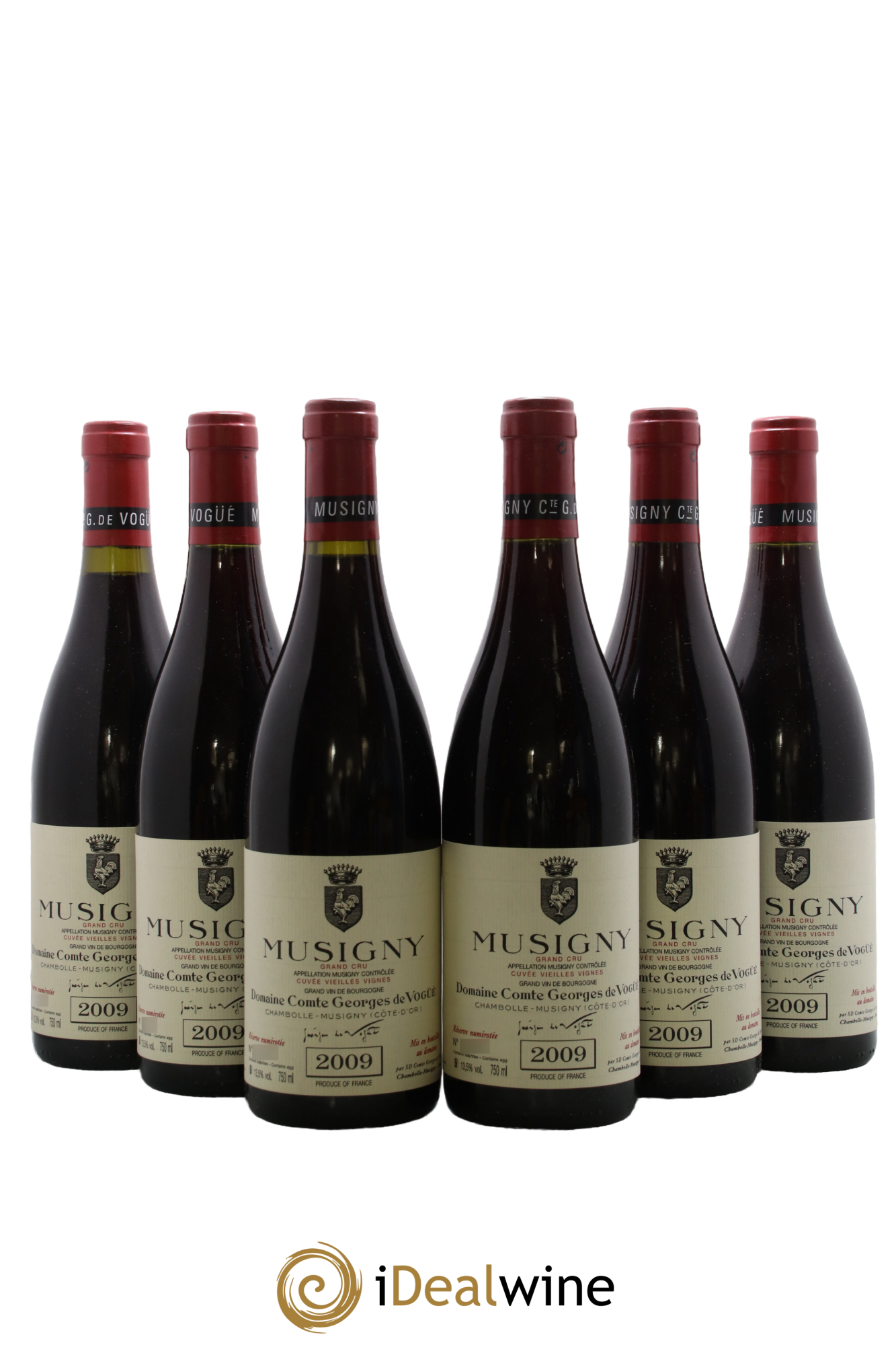 Musigny Grand Cru Cuvée Vieilles Vignes Comte Georges de Vogüé 2009 - Lot de 6 bouteilles - 0