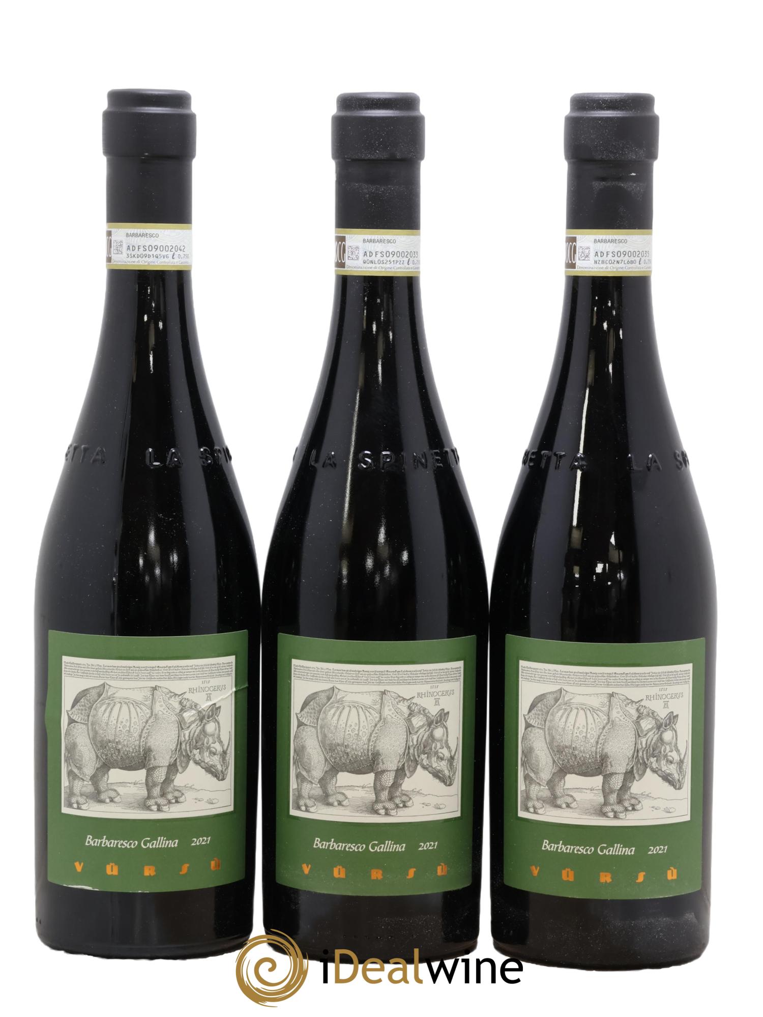 Barbaresco DOCG Vigneto Gallina Vursu La Spinetta - Giorgio Rivetti 2021 - Lot de 6 bouteilles - 3