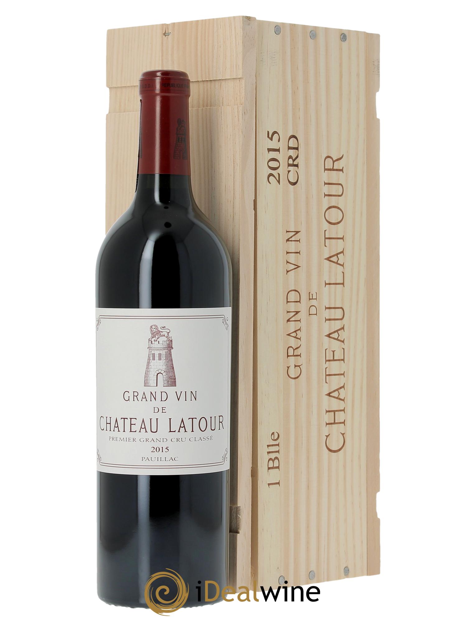 Château Latour 1er Grand Cru Classé 2015 - Lot de 1 bouteille - 0