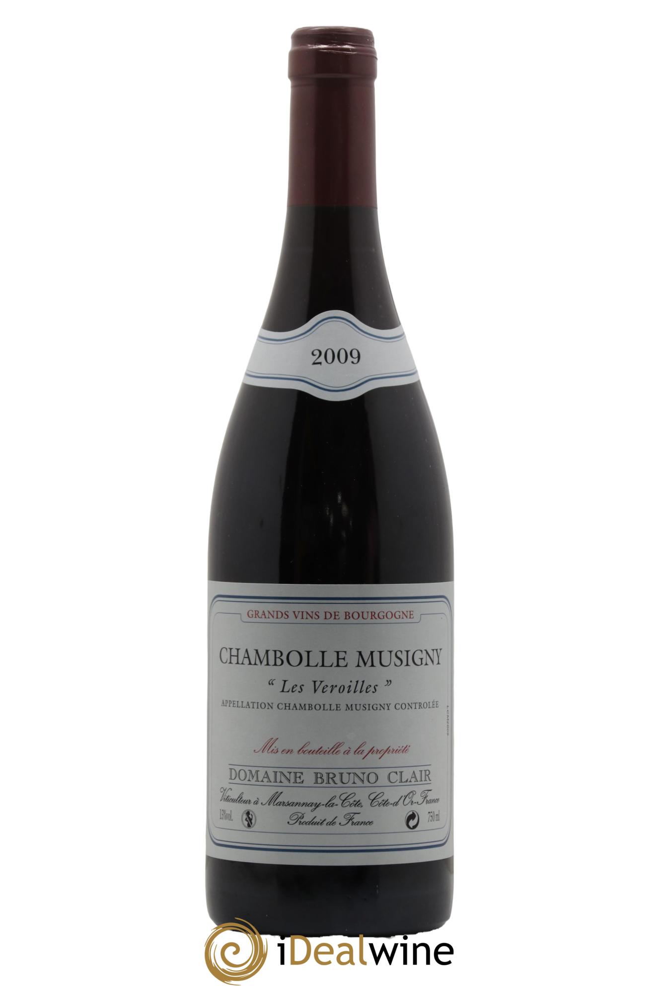 Chambolle-Musigny Les Veroilles Bruno Clair (Domaine) 2009 - Lot de 1 bouteille - 0
