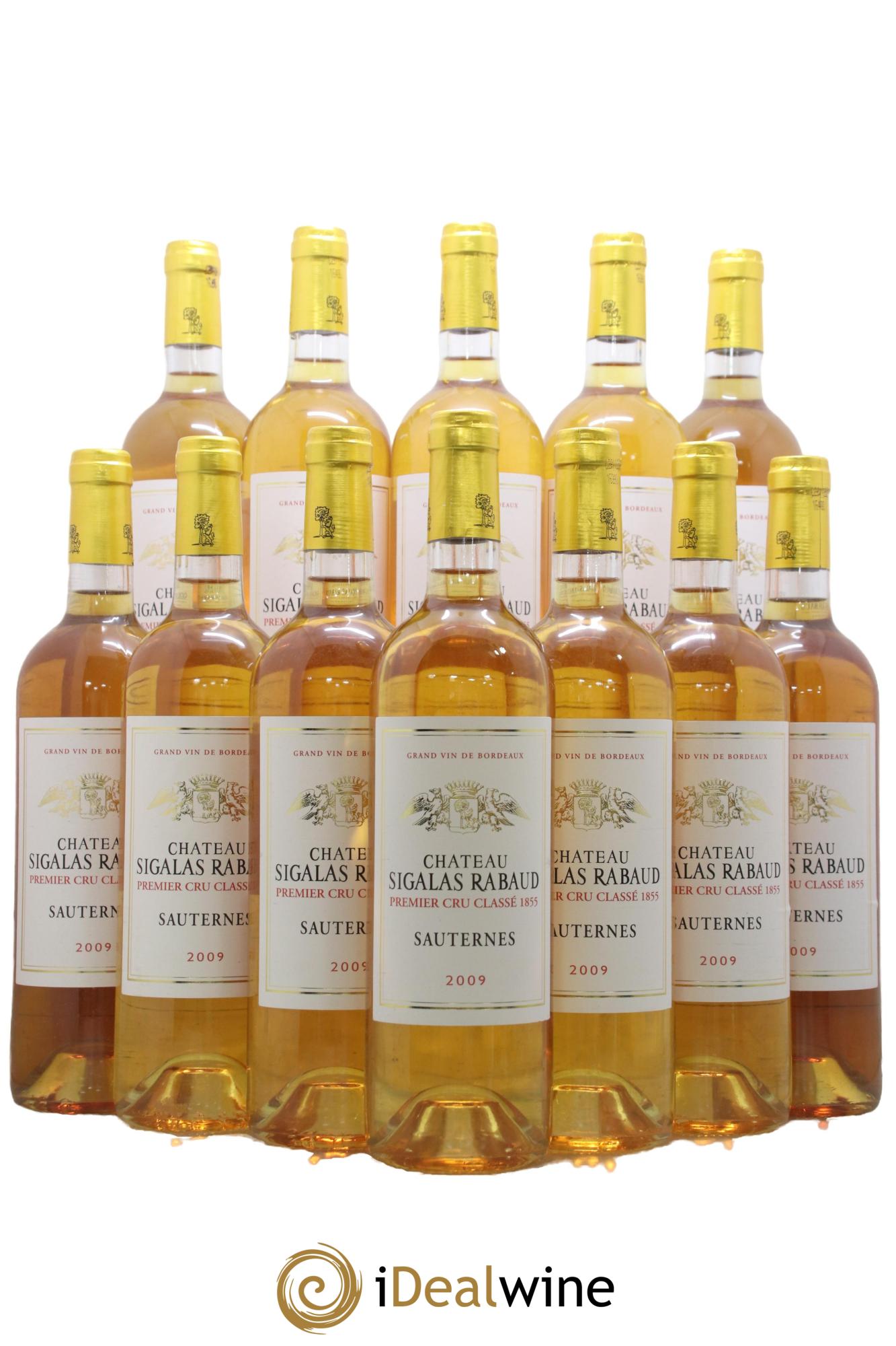Château Sigalas Rabaud 1er Grand Cru Classé  2009 - Lot de 12 bouteilles - 0