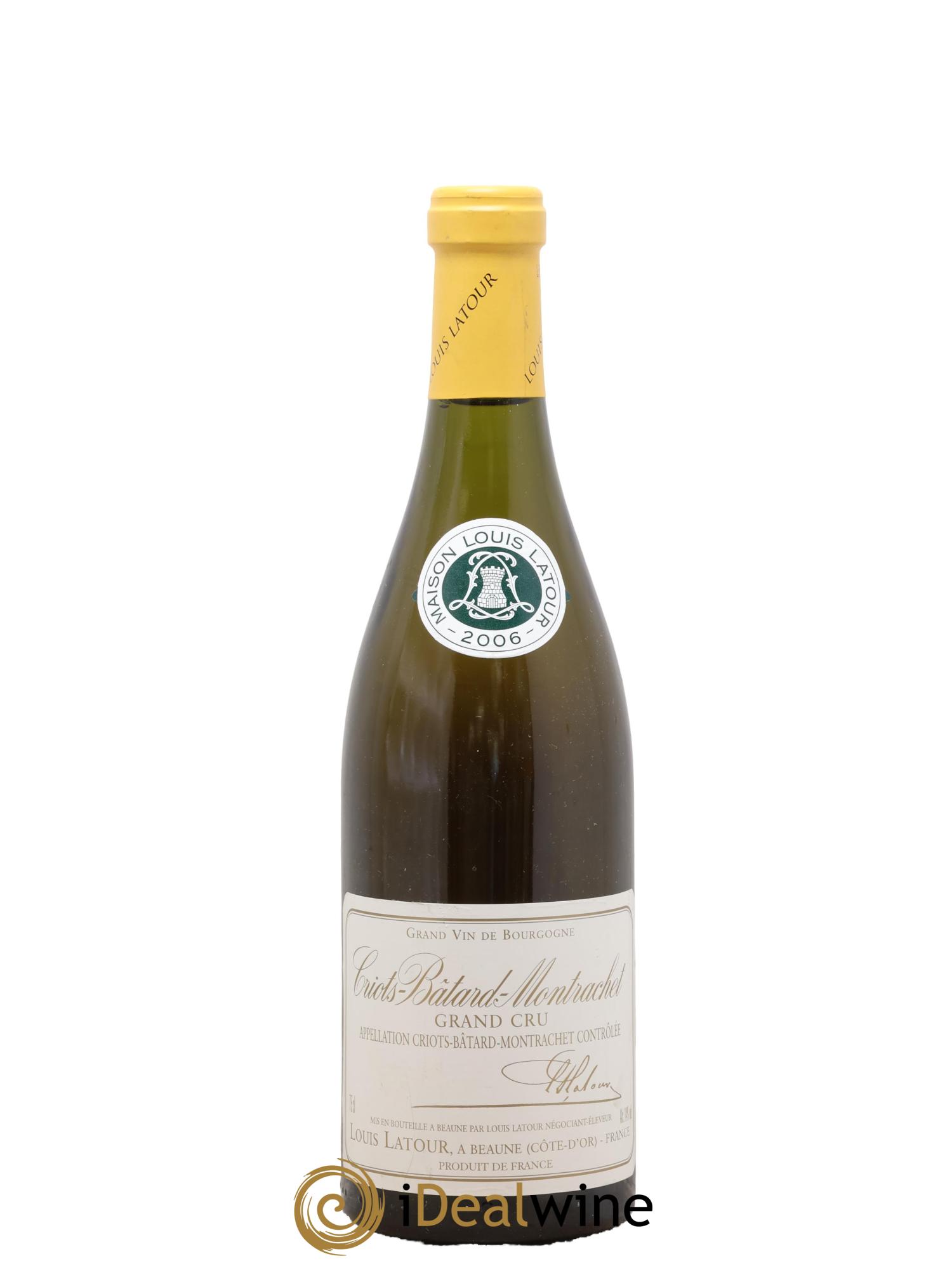 Criots-Bâtard-Montrachet Grand Cru Louis Latour 2006 - Lot of 1 bottle - 0