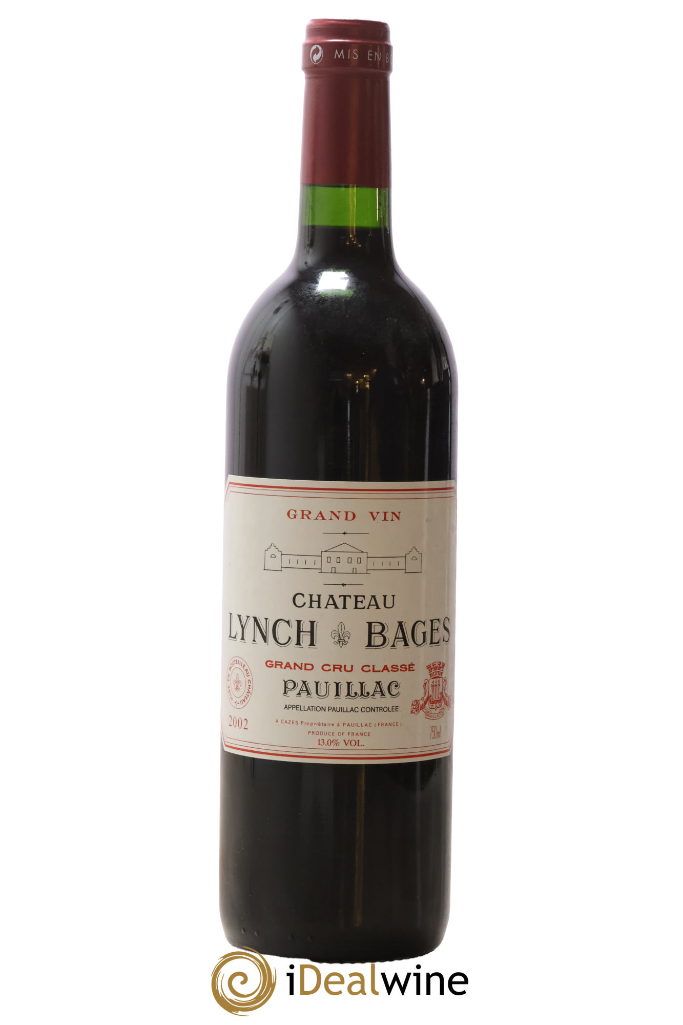 Château Lynch Bages 5ème Grand Cru Classé 2002 - Lot of 1 bottle - 0