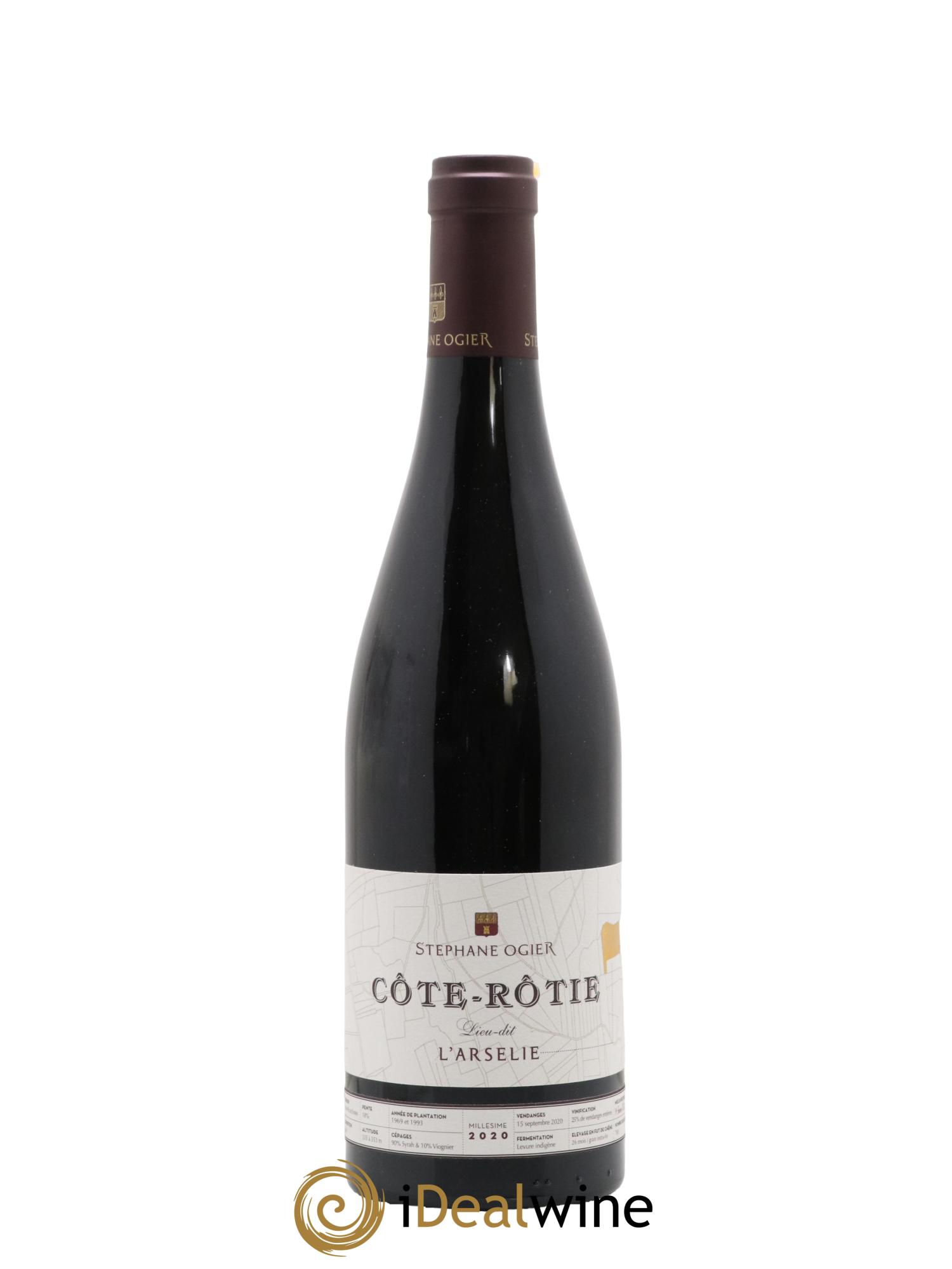 Côte-Rôtie Lieu Dit Arselie Domaine Stephane Ogier 2020 - Lot de 1 bouteille - 0