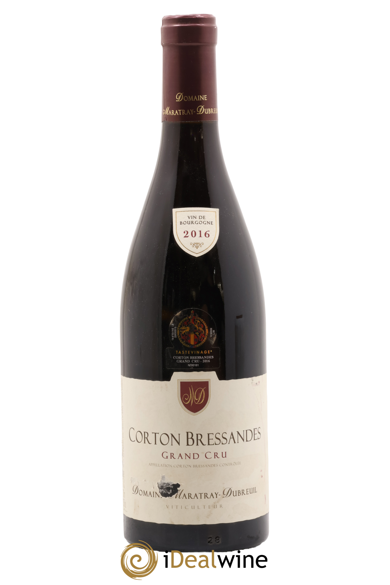 Corton-Bressandes Grand Cru Maratray-Dubreuil 2016 - Lot de 1 bouteille - 0