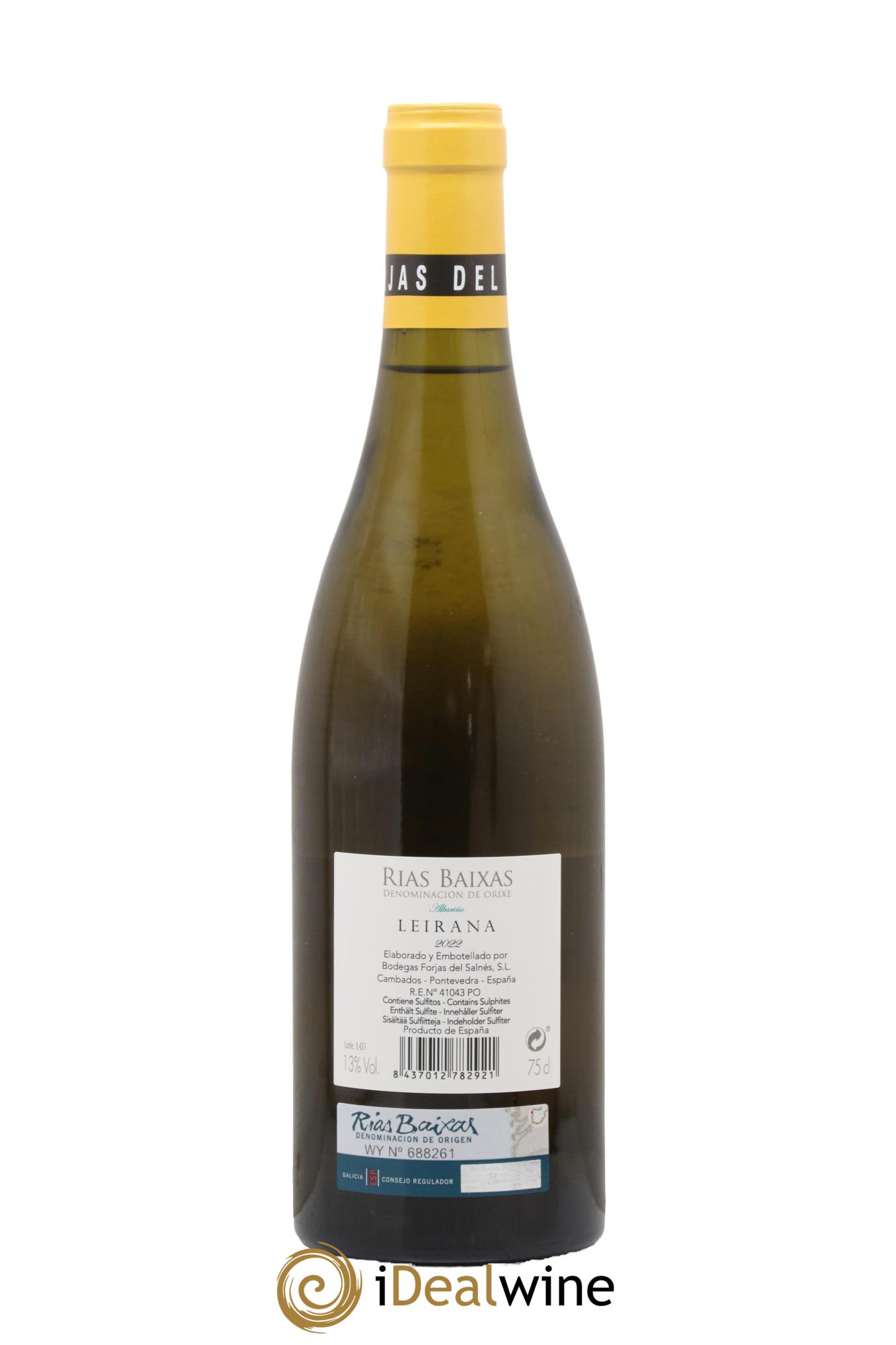 Rias Baixas DO Forjas del Salnés Leirana 2022 - Lot of 1 bottle - 1