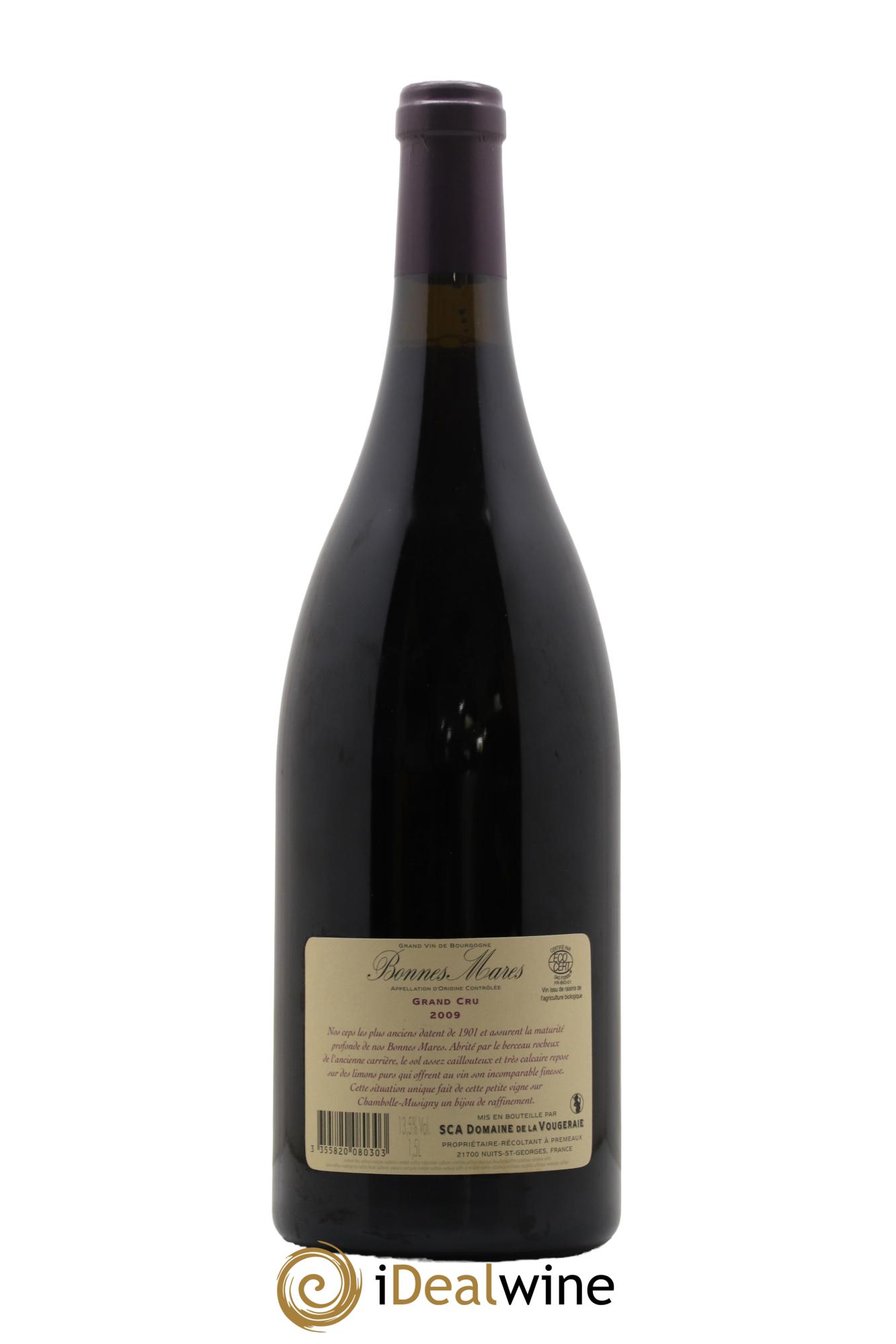 Bonnes-Mares Grand Cru La Vougeraie 2009 - Lot de 1 magnum - 1