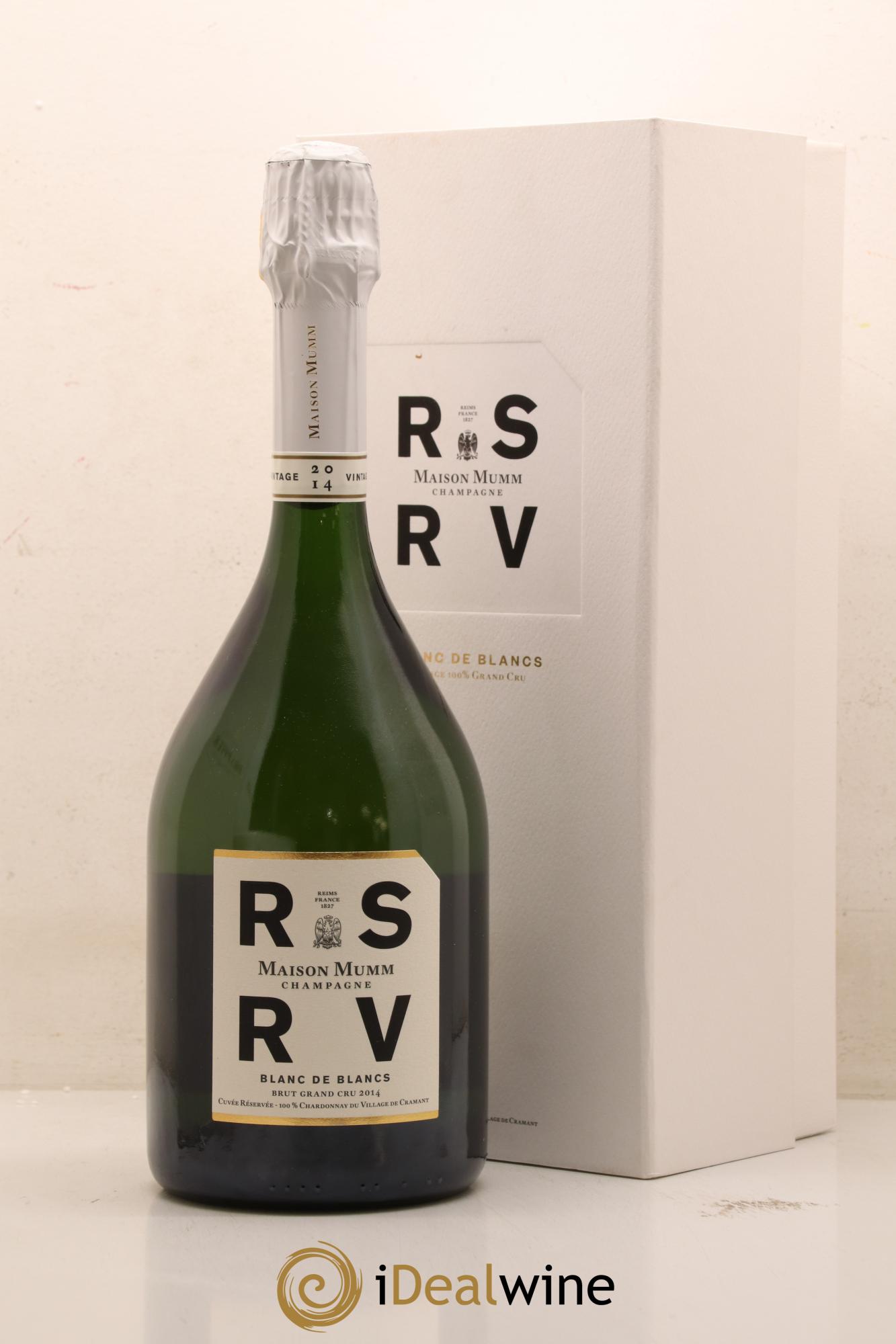 Champagne Blanc de Blancs RSRV Maison Mumm 2014 - Lot de 1 bouteille - 0