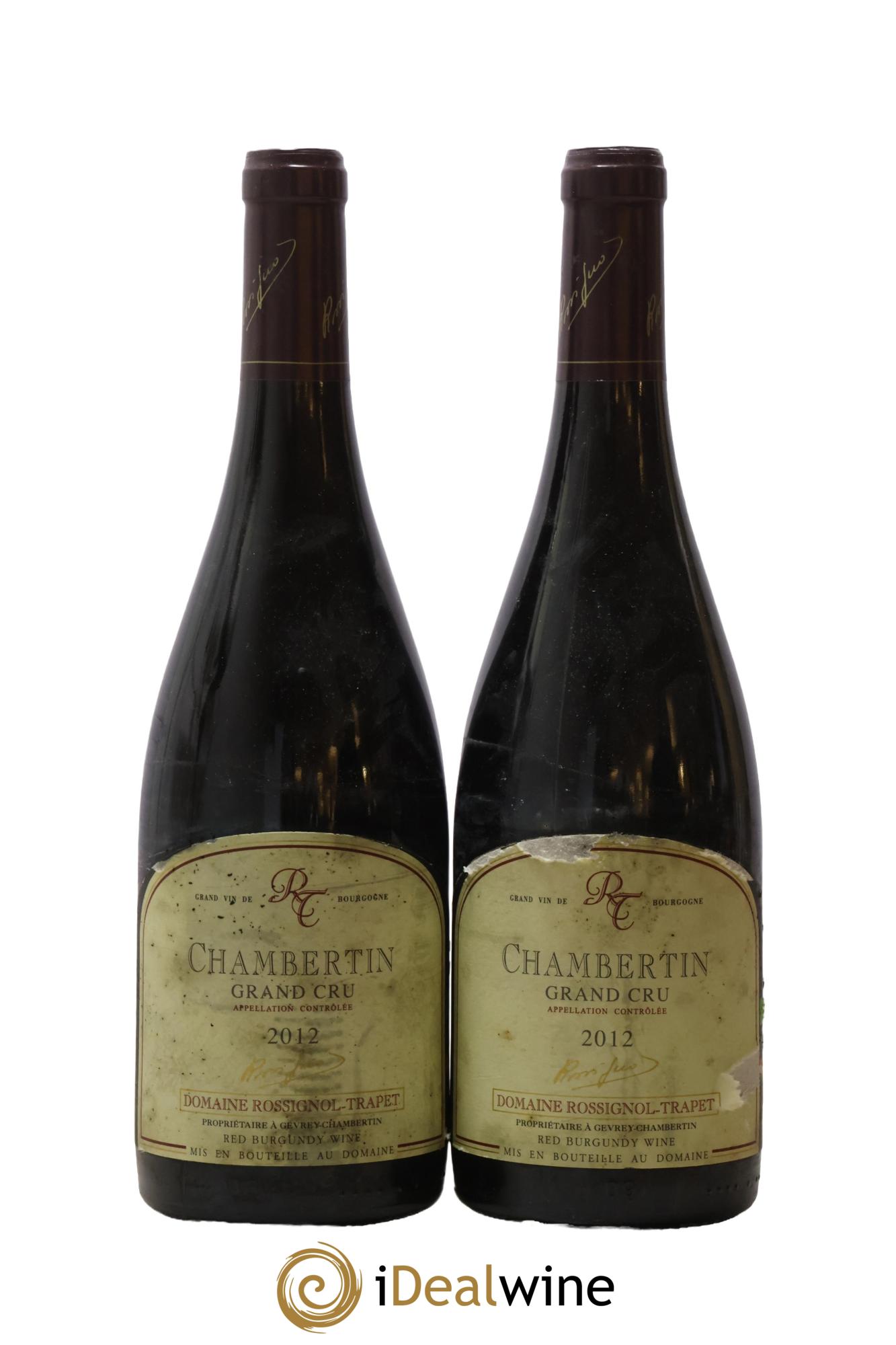 Chambertin Grand Cru Rossignol-Trapet (Domaine) 2012 - Lot de 2 bouteilles - 0