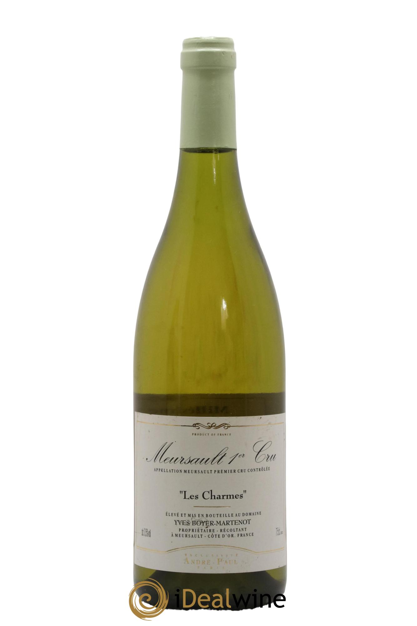 Meursault 1er Cru Charmes Boyer Martenot 2005 - Lot de 1 bouteille - 0