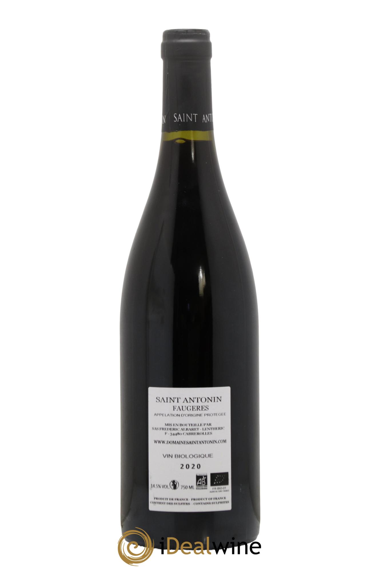 Faugères Cazalet Domaine Saint-Antonin 2020 - Posten von 1 Flasche - 1