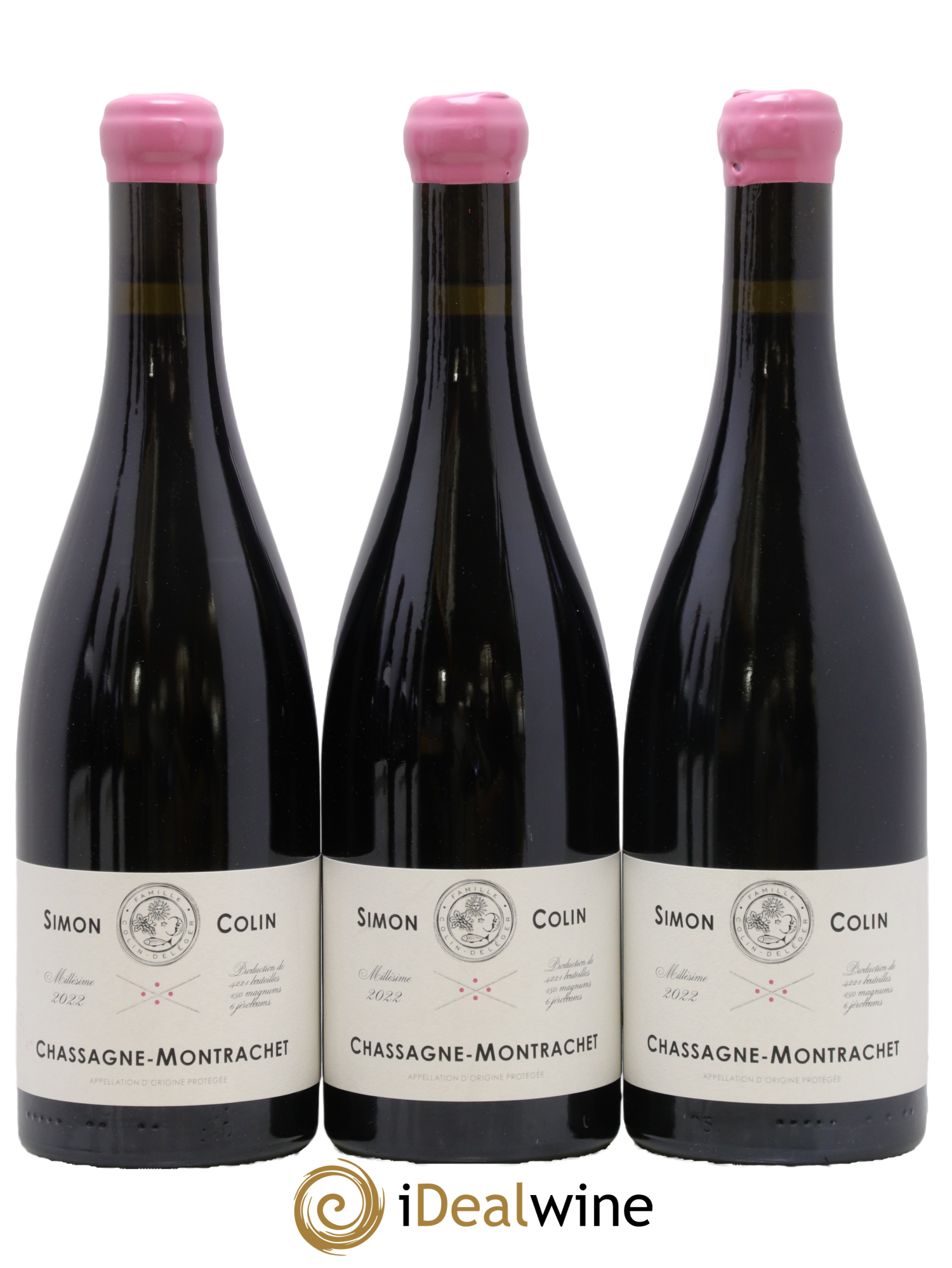 Chassagne-Montrachet Simon Colin 2022 - Lot de 3 bouteilles - 0
