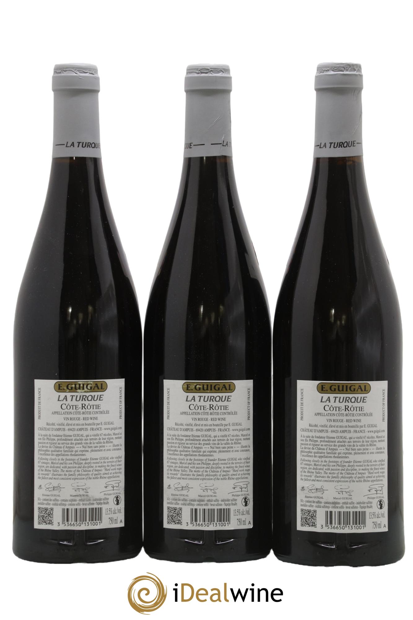 Côte-Rôtie La Turque Guigal 2020 - Posten von 3 Flaschen - 1