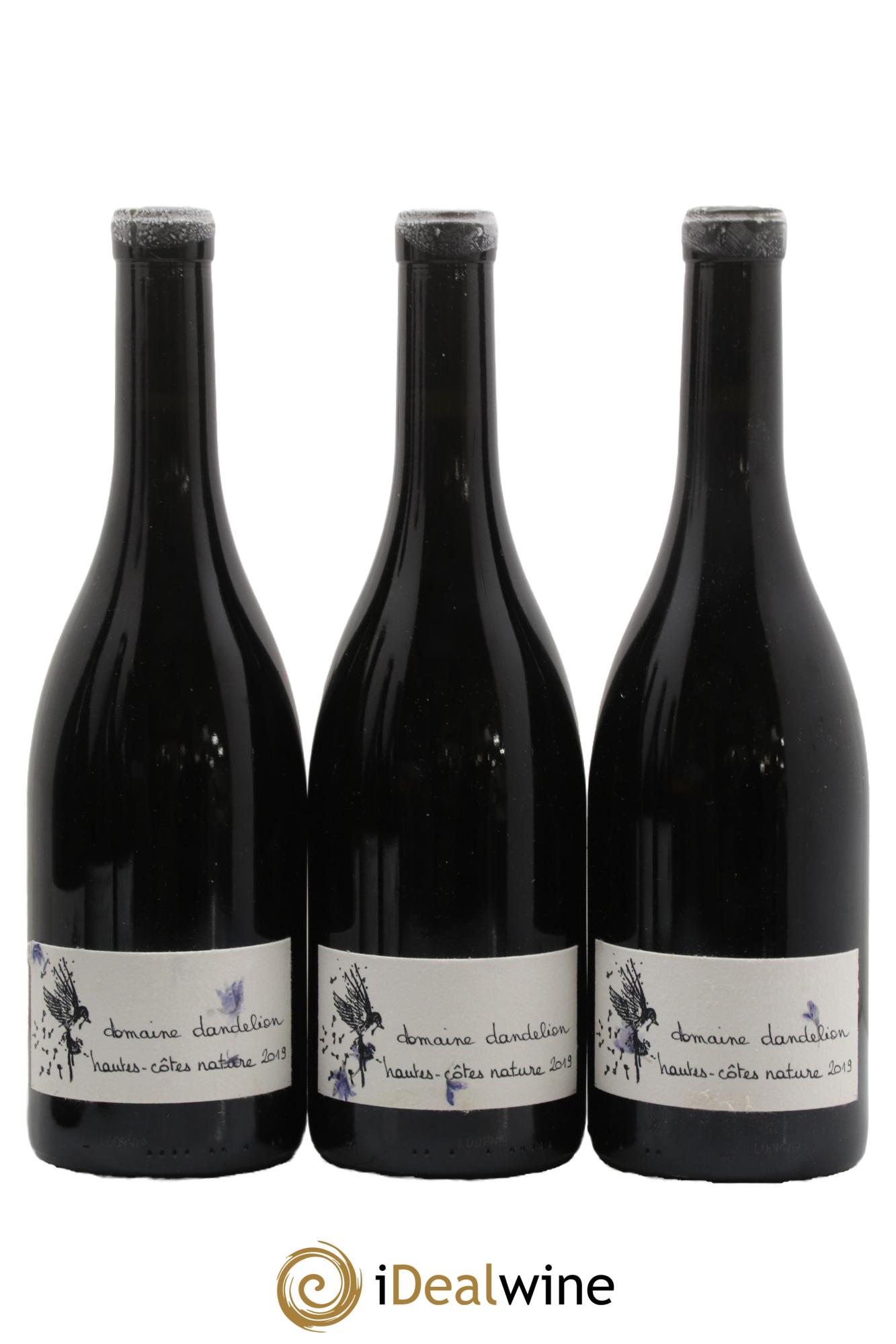 Hautes-Côtes de Beaune Nature Dandelion (Domaine) 2019 - Lot de 3 bouteilles - 0