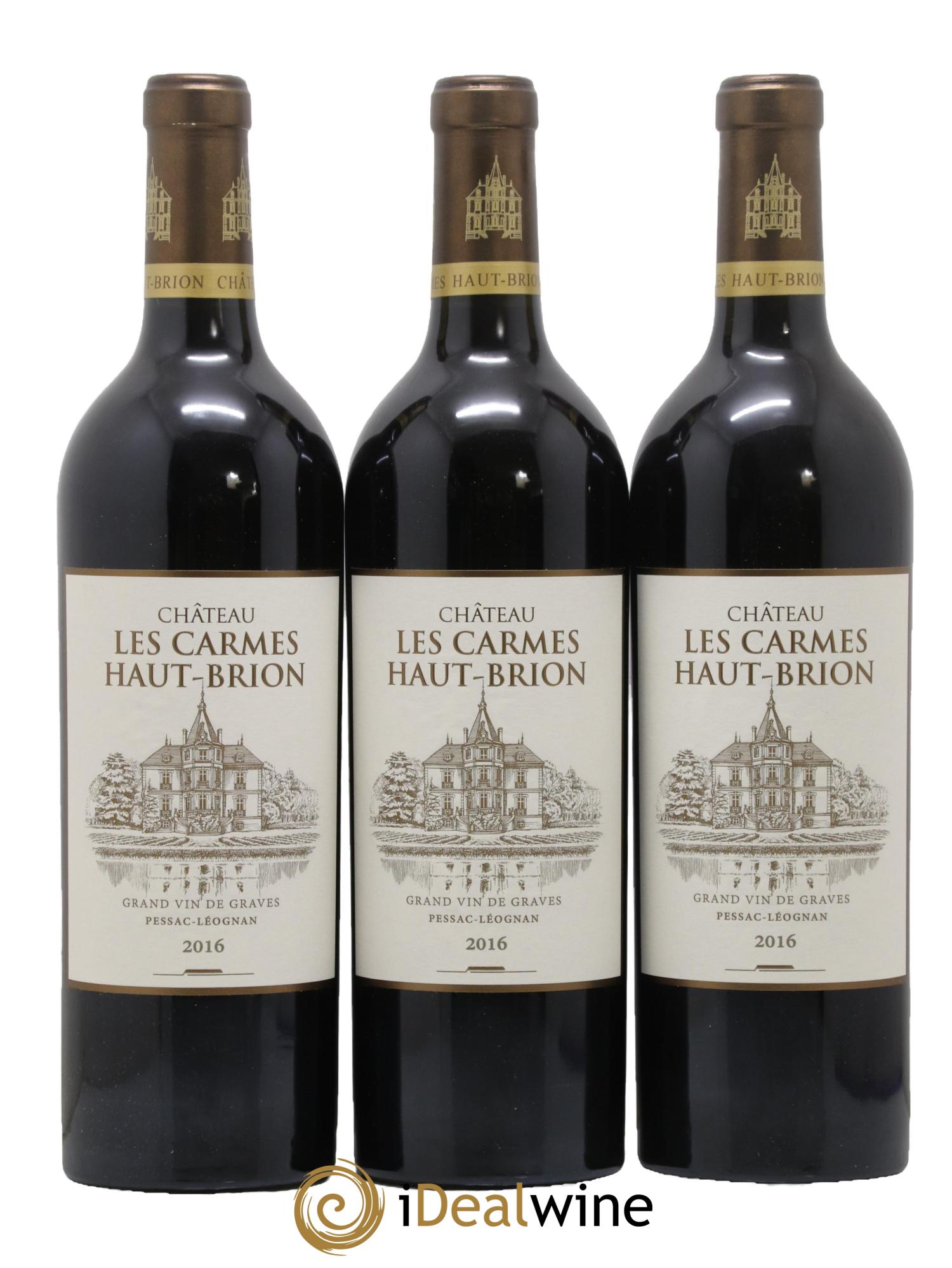 Château Les Carmes Haut-Brion 2016 - Lotto di 6 bottiglie - 1