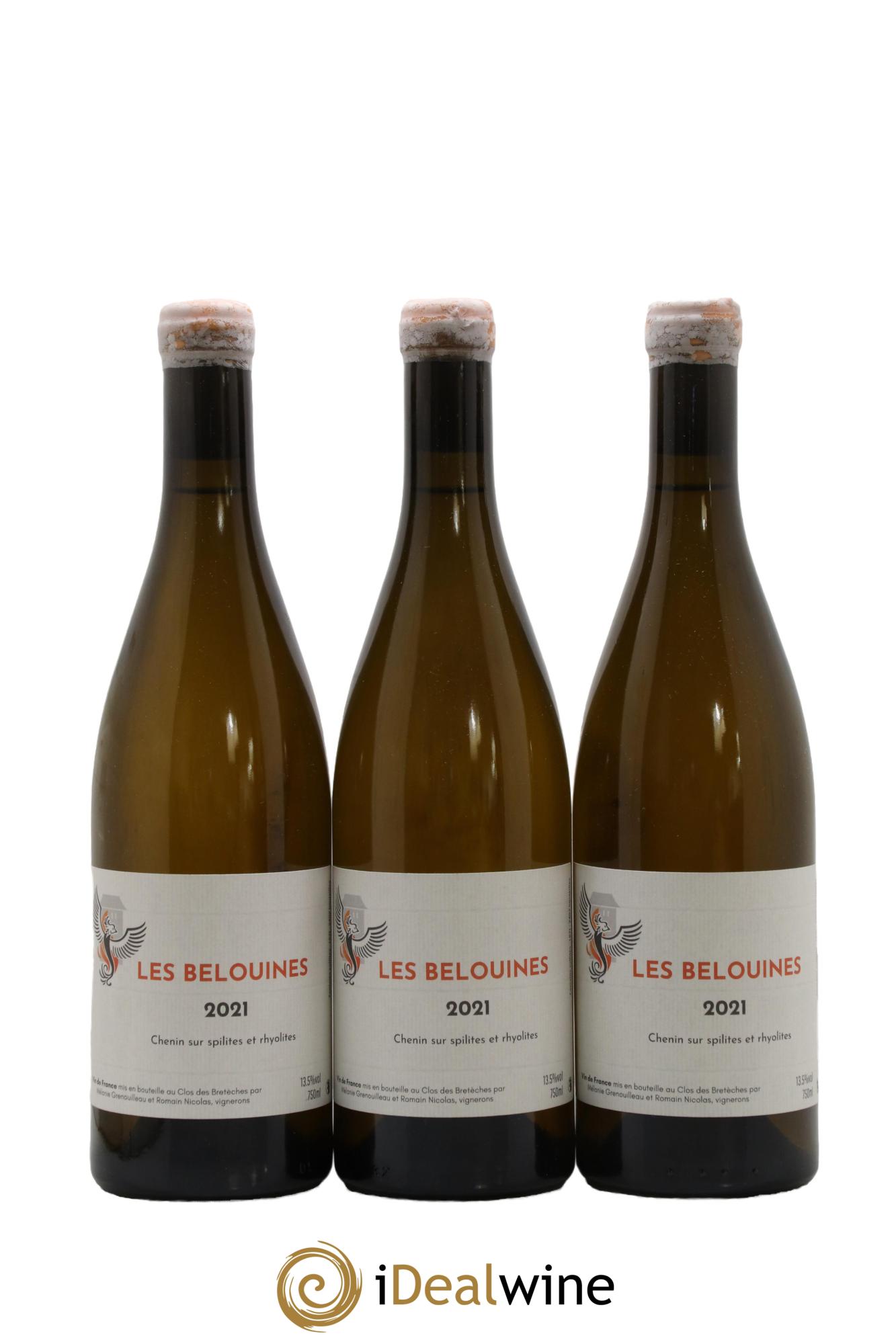 Vin de France Les Belouines Clos des Bretèches 2021 - Lot de 3 bouteilles - 0
