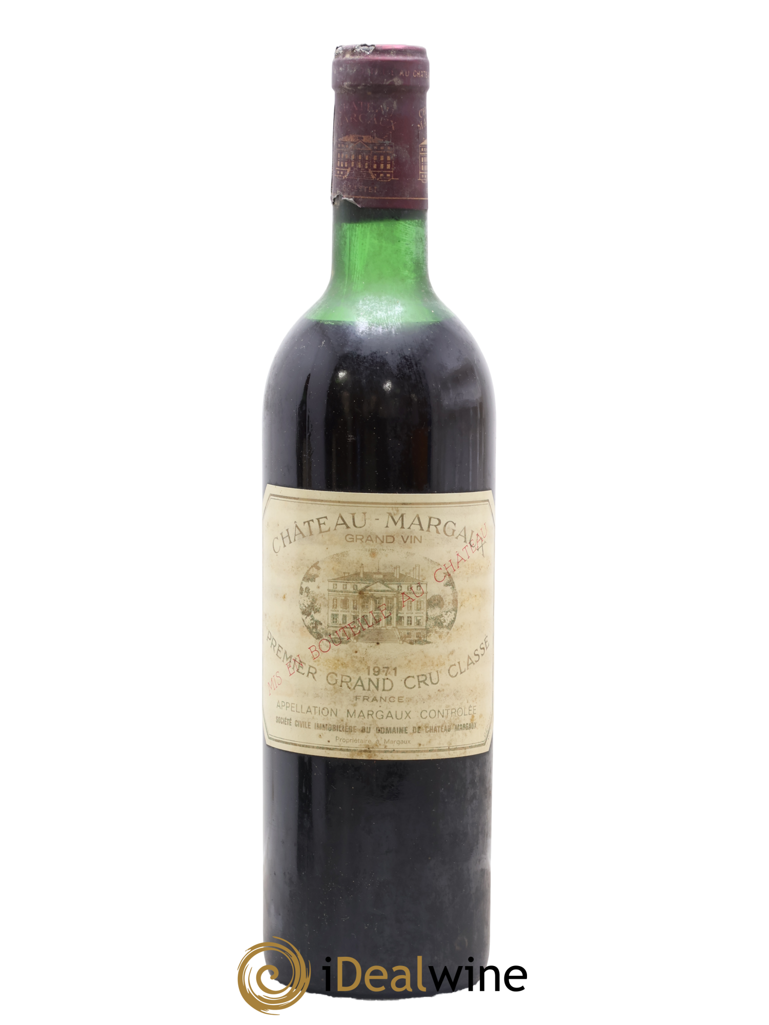 Château Margaux 1er Grand Cru Classé 1971 - Lot de 1 bouteille - 0