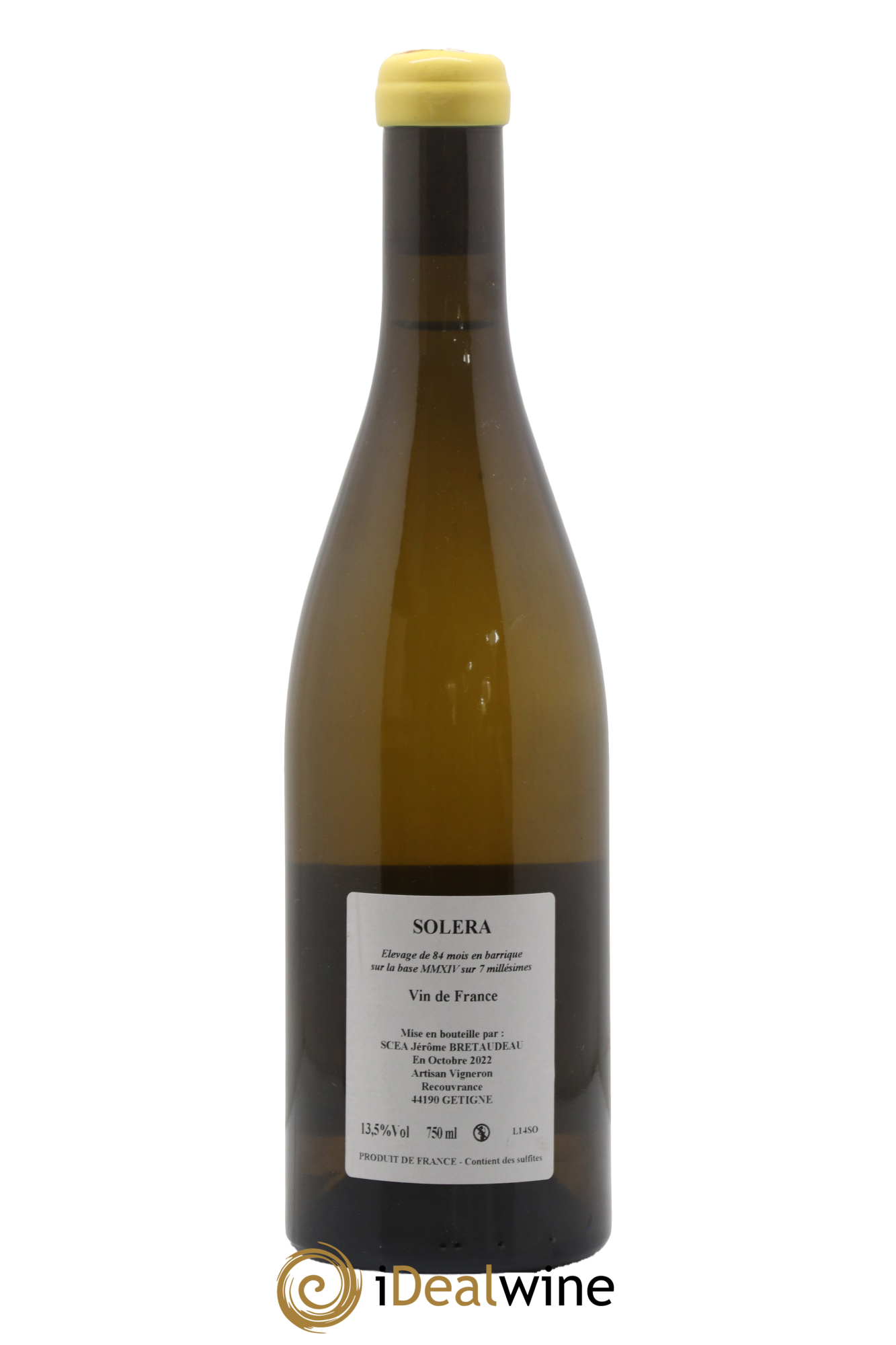 Vin de France Solera Jérôme Bretaudeau - Bellevue (Domaine de) - Lot of 1 bottle - 1