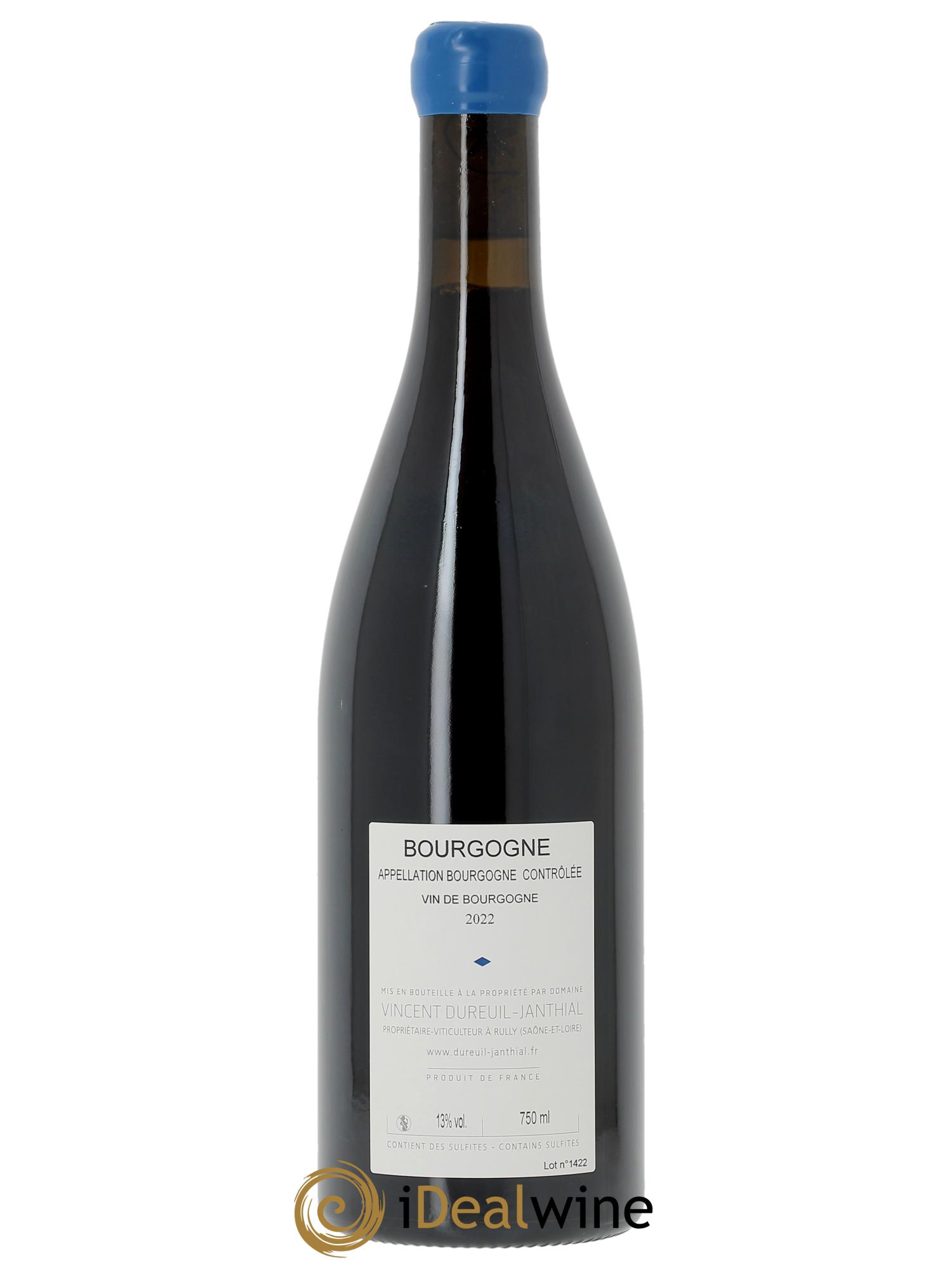Bourgogne Pinot Noir Vincent Dureuil-Janthial 2022 - Lot of 1 bottle - 1