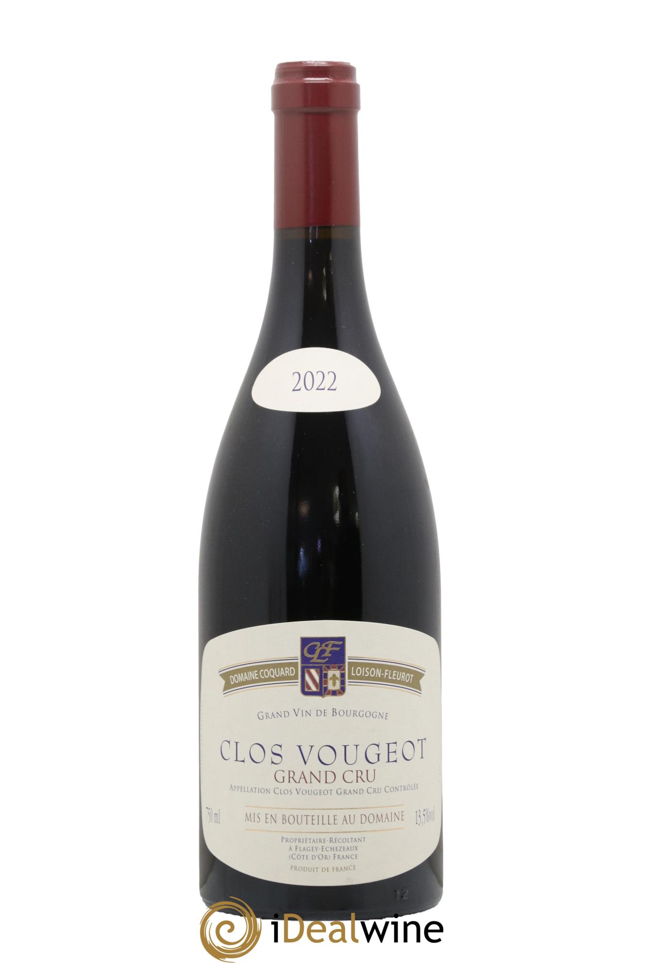 Clos de Vougeot Grand Cru Coquard Loison-Fleurot 2022 - Posten von 1 Flasche - 0