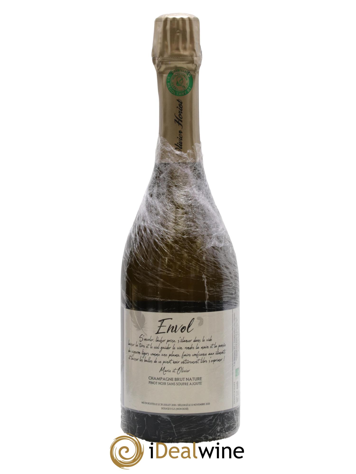 Envol Brut Nature Olivier Horiot - Lot of 1 bottle - 1