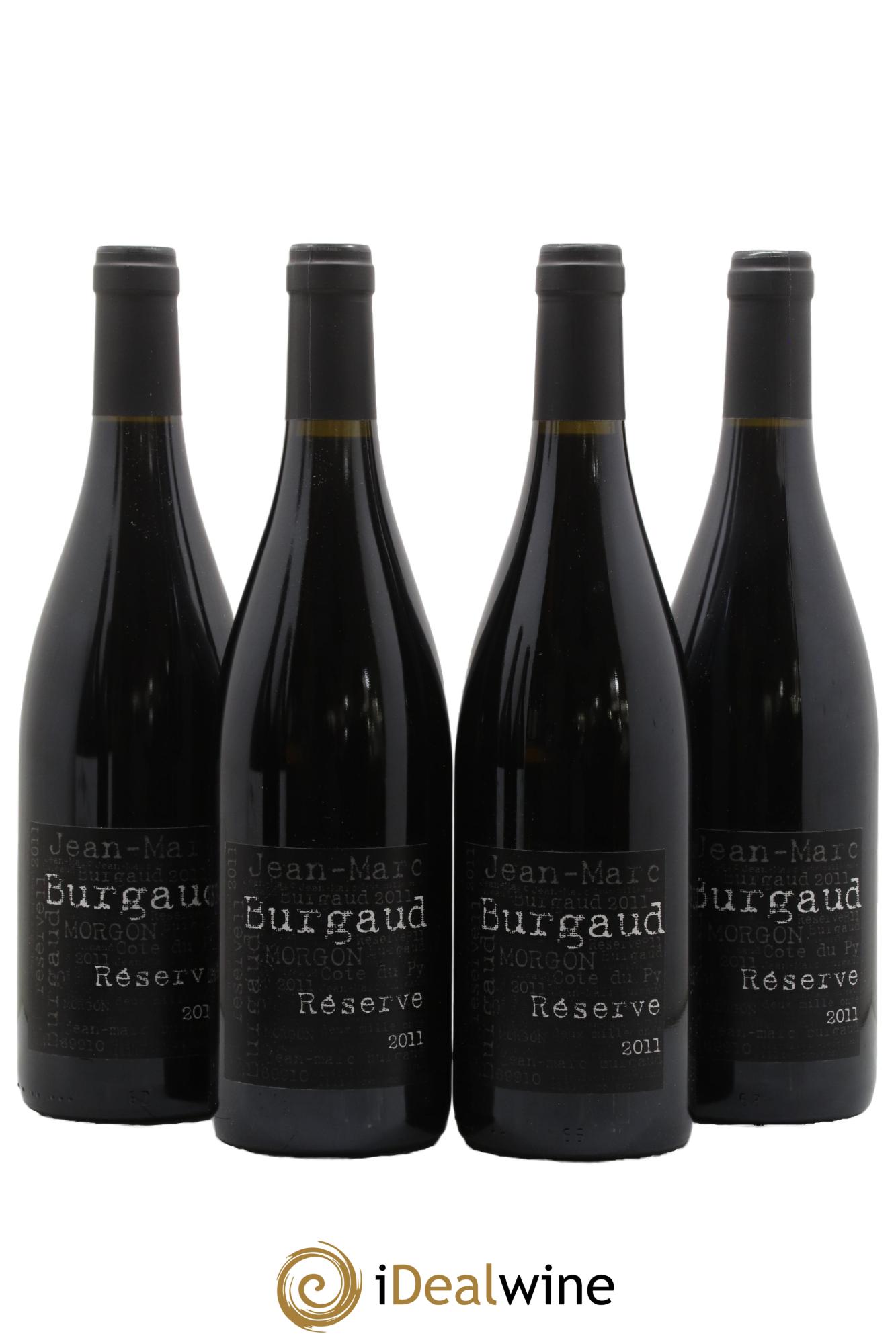 Morgon Réserve Jean-Marc Burgaud (Domaine) 2011 - Lot de 4 bouteilles - 0