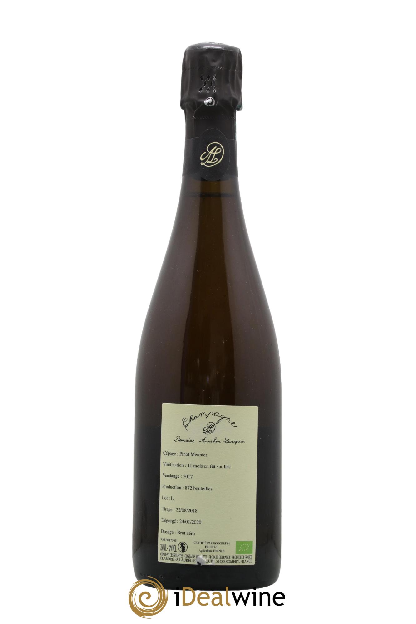 100% Meunier Aurélien Lurquin Meunier Aurelien Lurquin 2017 - Lot de 1 bouteille - 1