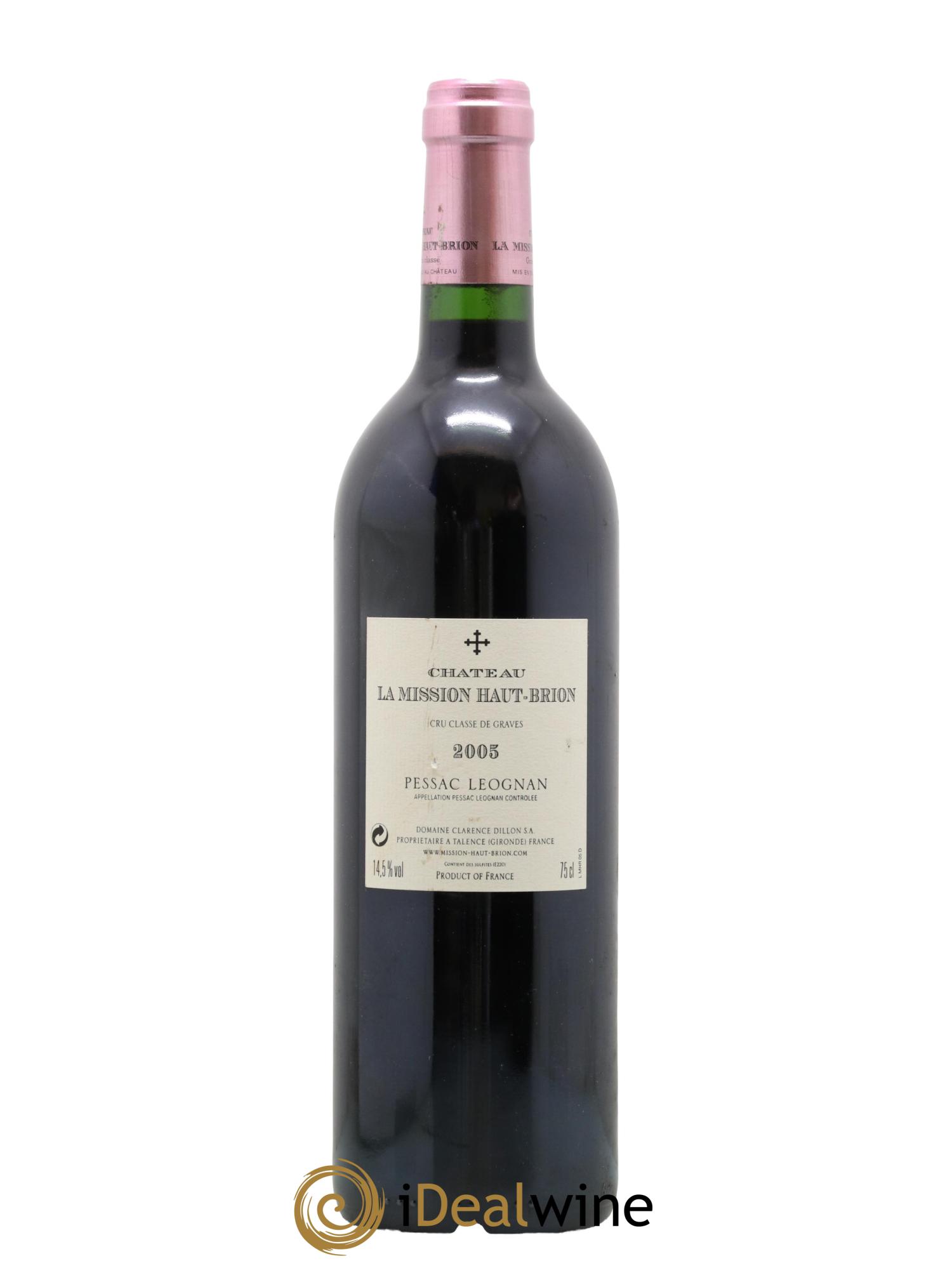 Château la Mission Haut-Brion Cru Classé de Graves 2005 - Lot of 1 bottle - 1