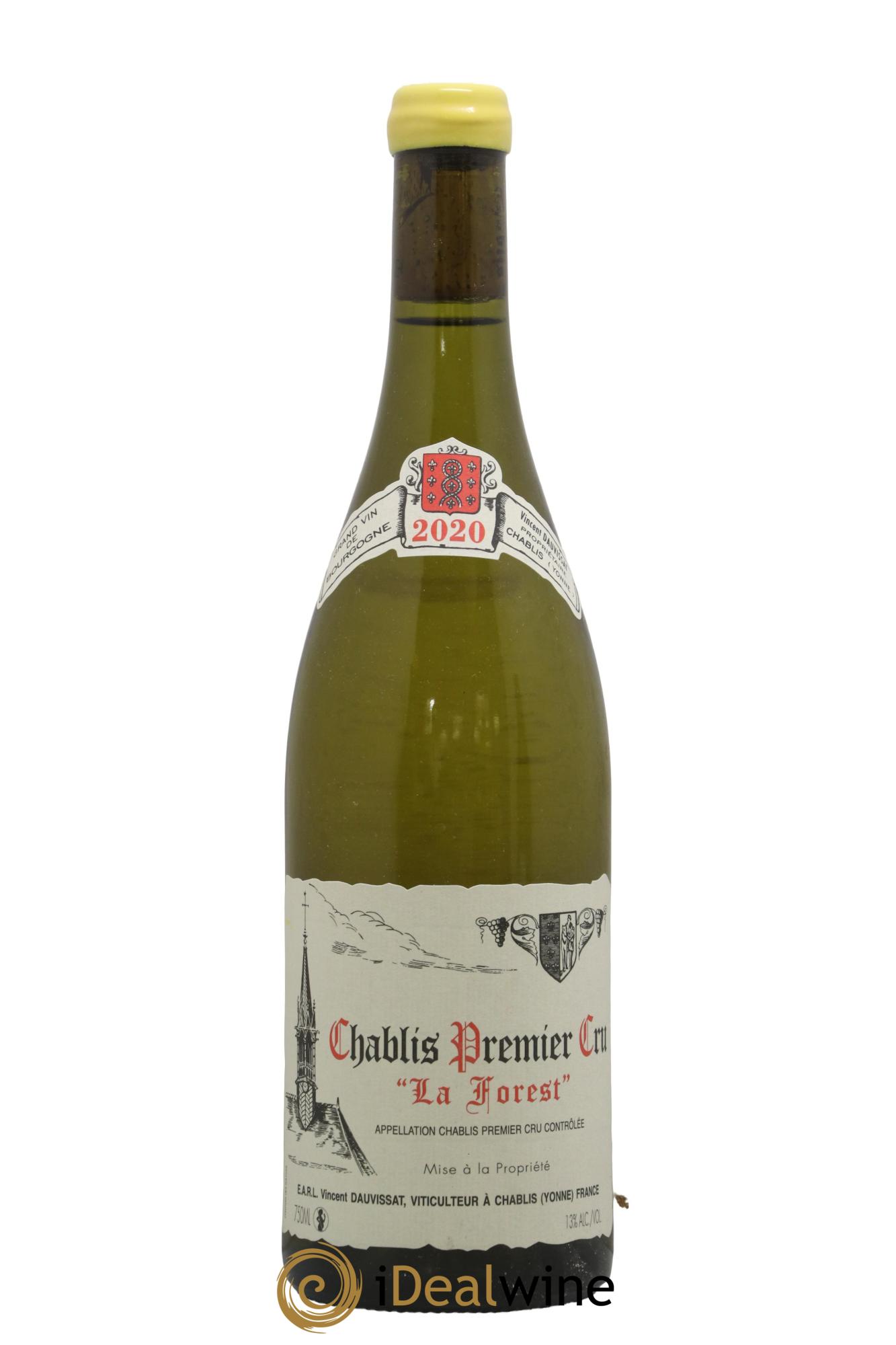 Chablis 1er Cru La Forest Vincent Dauvissat (Domaine) 2020 - Lot of 1 bottle - 0