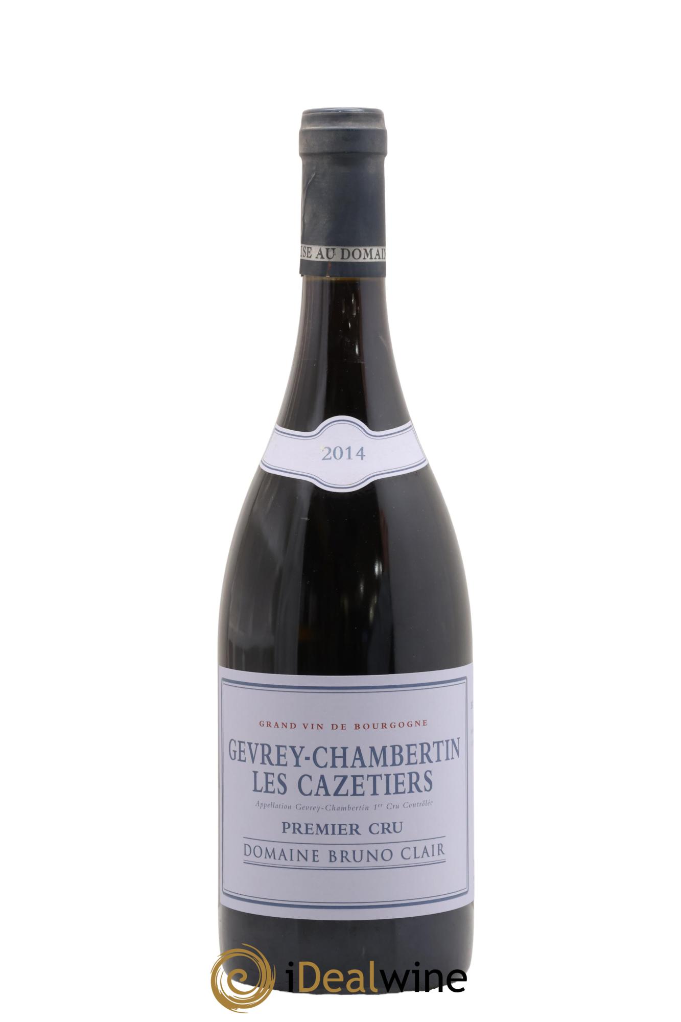 Gevrey-Chambertin 1er Cru Les Cazetiers Bruno Clair (Domaine) 2014 - Lot of 1 bottle - 0