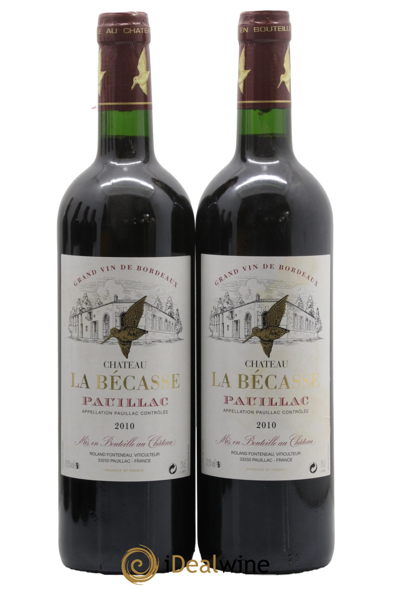 Château la Bécasse 2010 - Lot de 2 bouteilles - 0