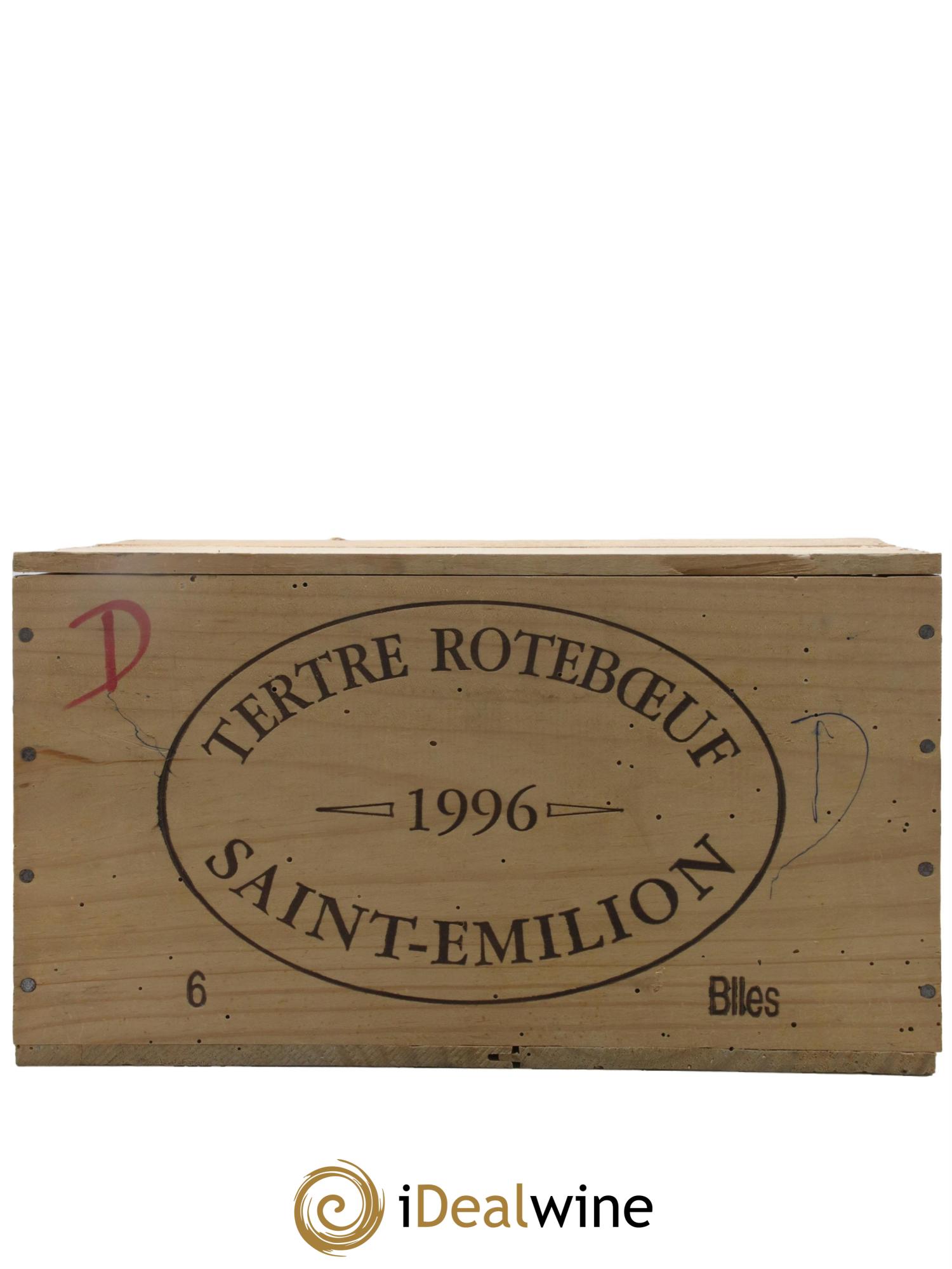 Château Tertre Roteboeuf 1996 - Lot of 6 bottles - 3