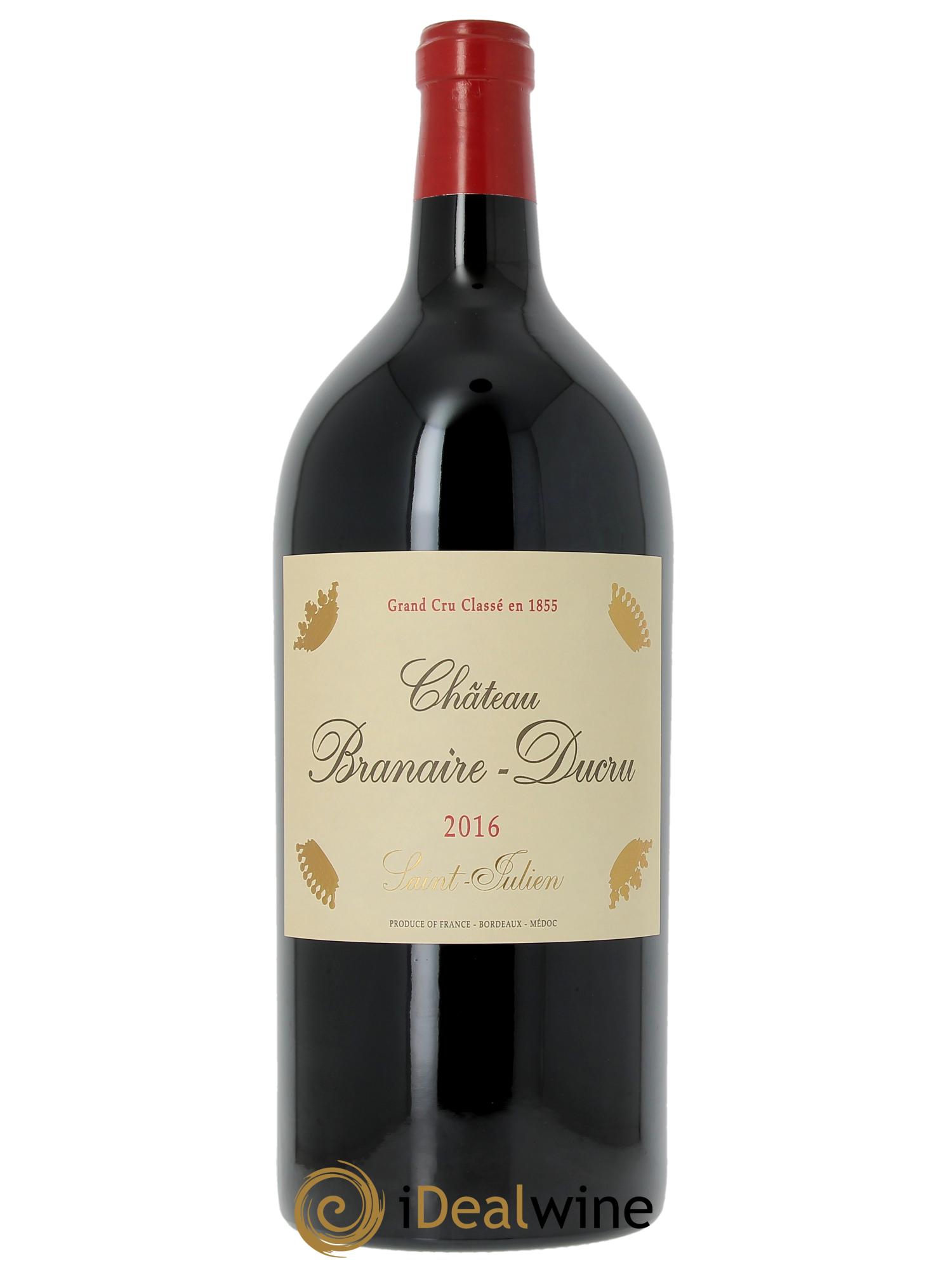 Château Branaire Ducru 4ème Grand Cru Classé 2016 - Lot of 1 Jeroboam - 1