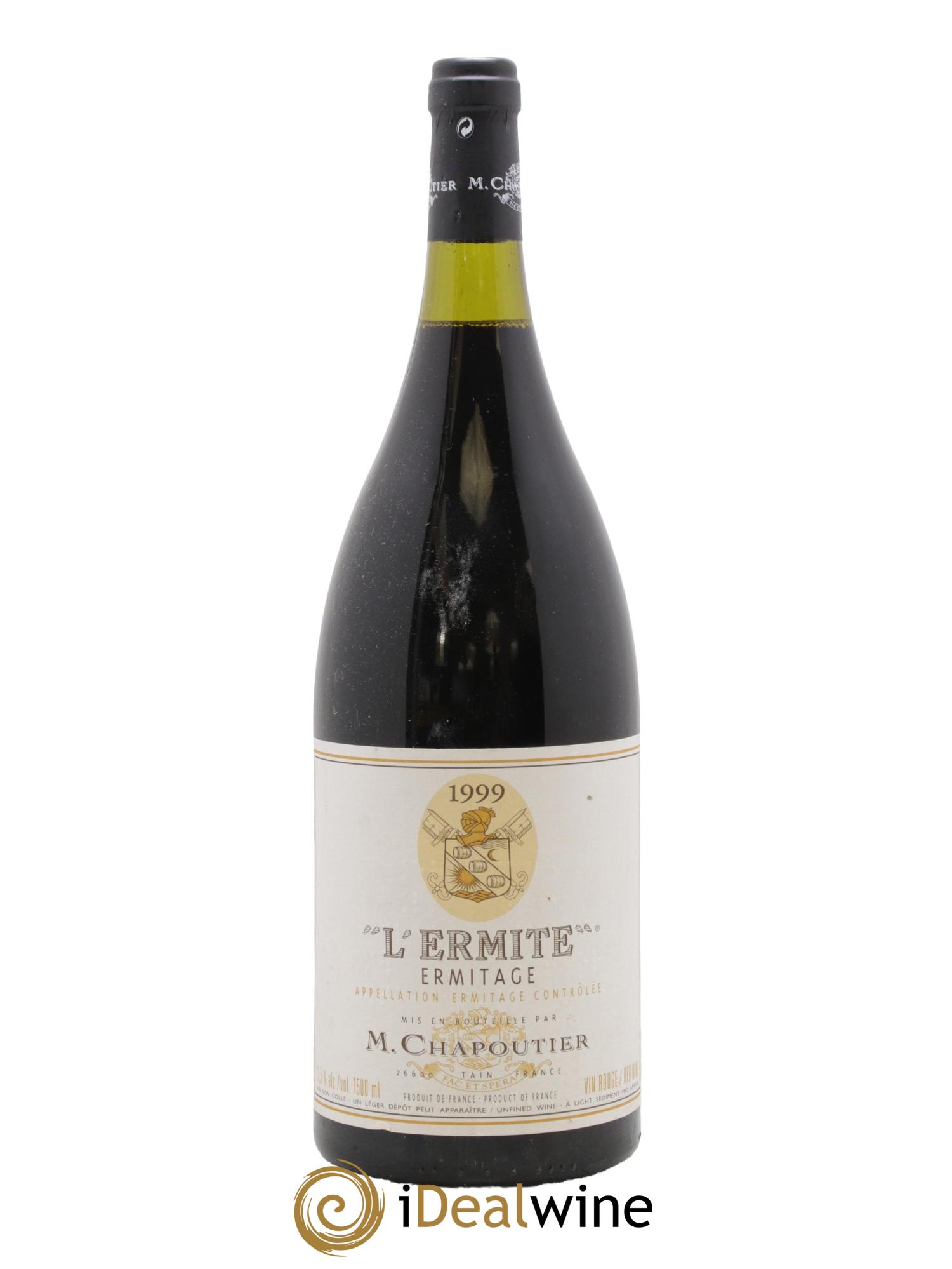 Hermitage Ermitage l'Ermite Chapoutier 1999 - Posten von 1 Magnum - 0