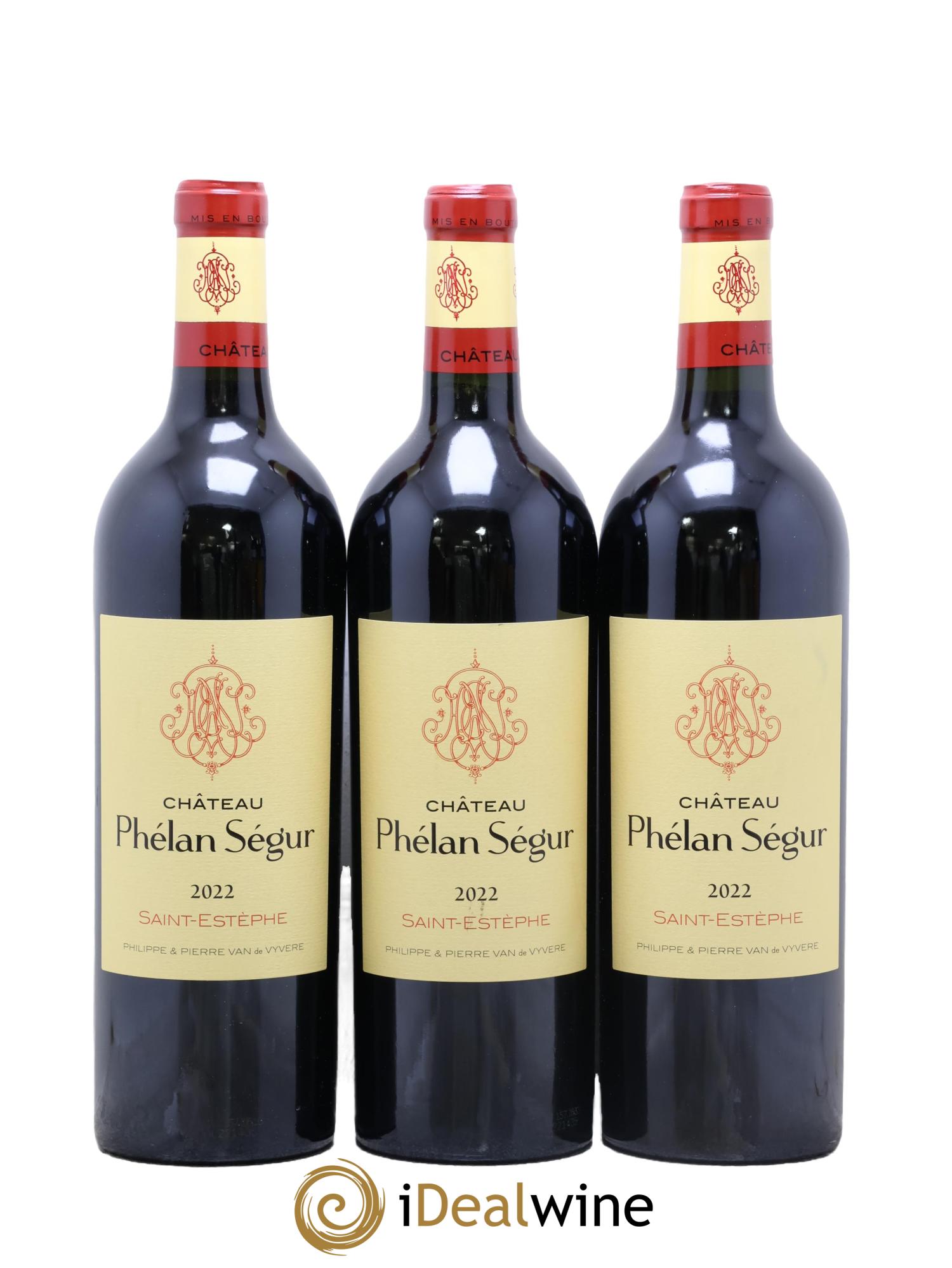 Château Phélan Ségur 2022 - Lot de 3 bouteilles - 0