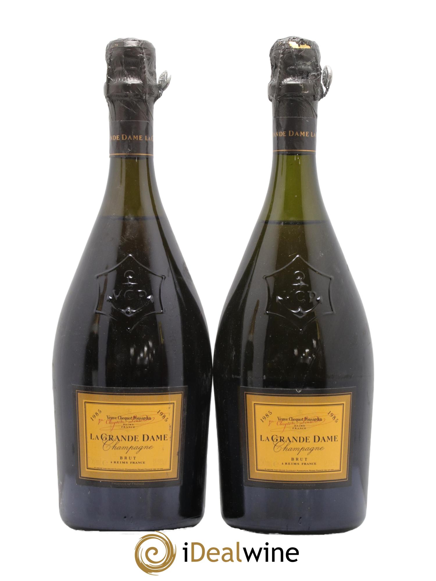 La Grande Dame Veuve Clicquot 1985 - Lot de 2 bouteilles - 0