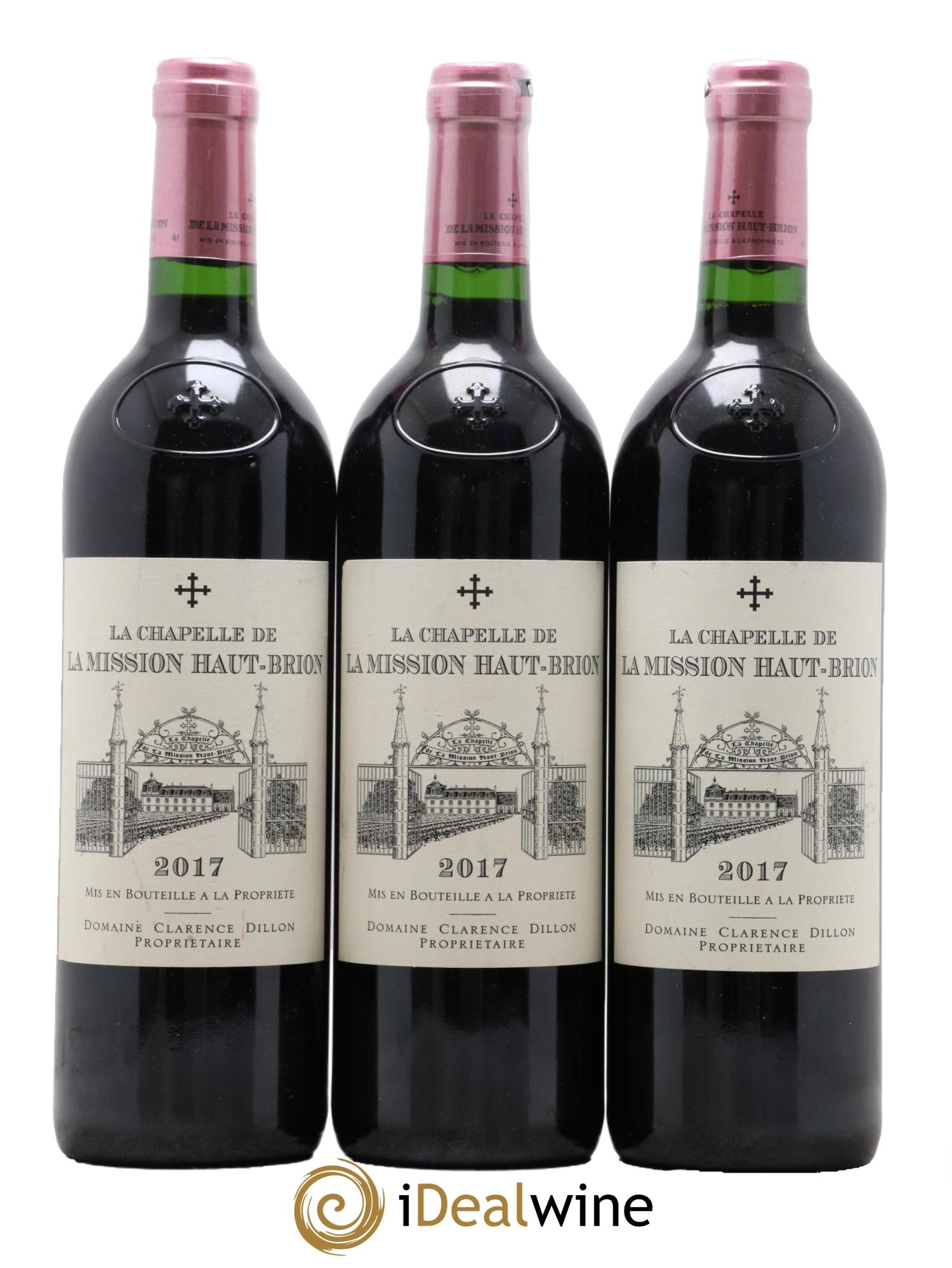 La Chapelle de La Mission Haut-Brion Second Vin 2017 - Lot de 3 bouteilles - 0