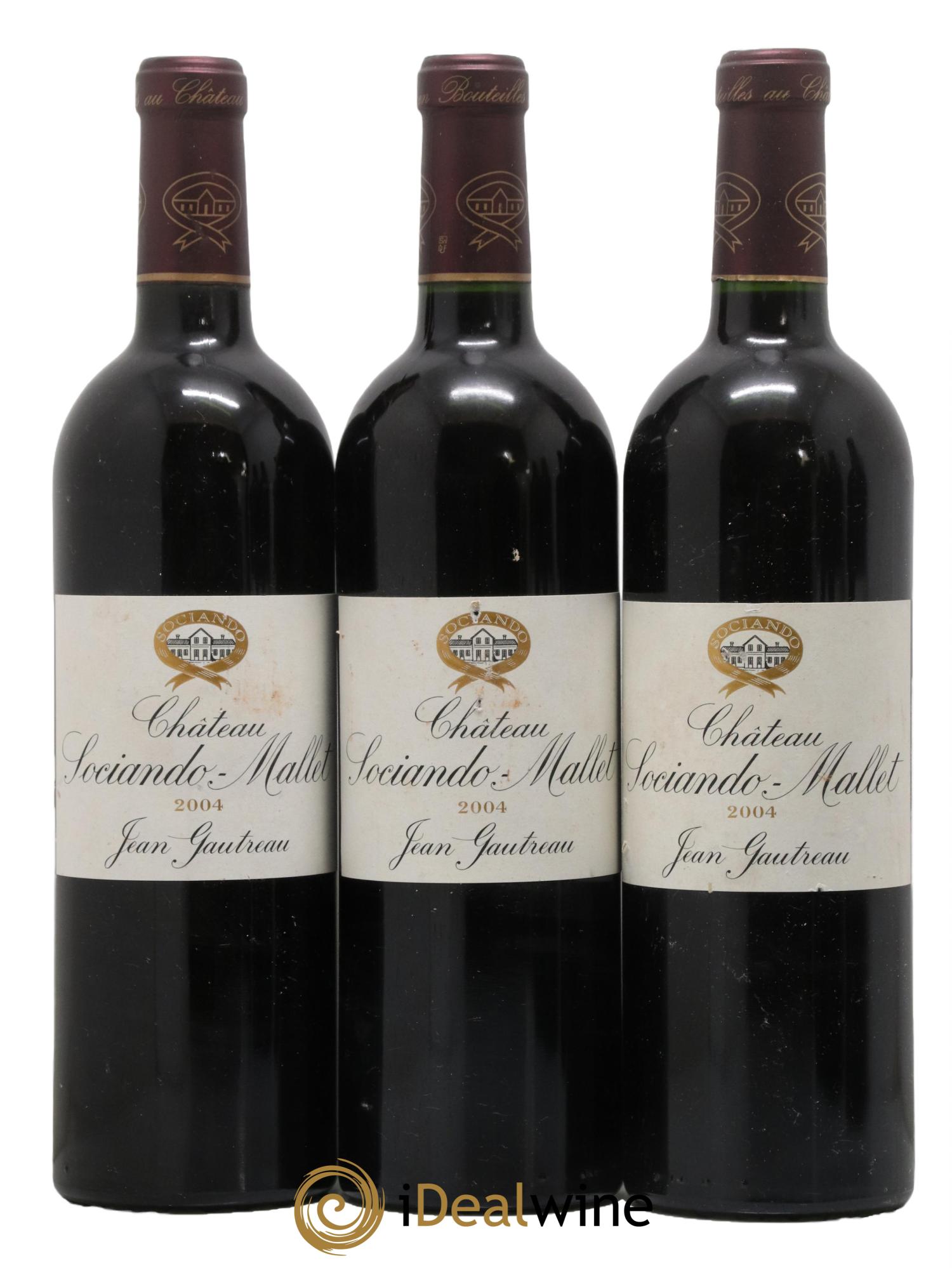 Château Sociando Mallet 2004 - Lot de 6 bouteilles - 1