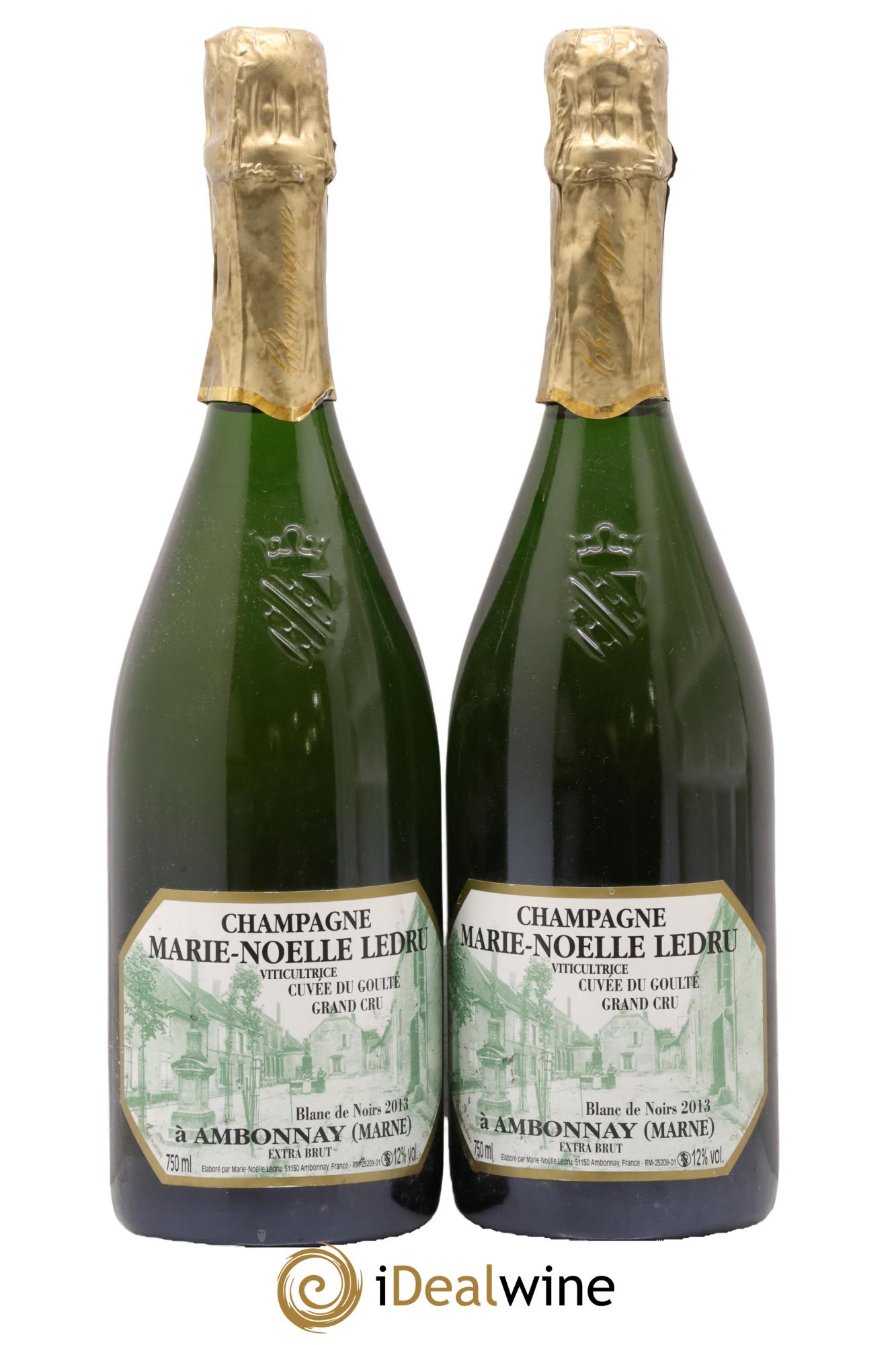 Cuvée du Goulté Blanc de Noirs Marie-Noëlle Ledru 2013 - Lot de 2 bouteilles - 0