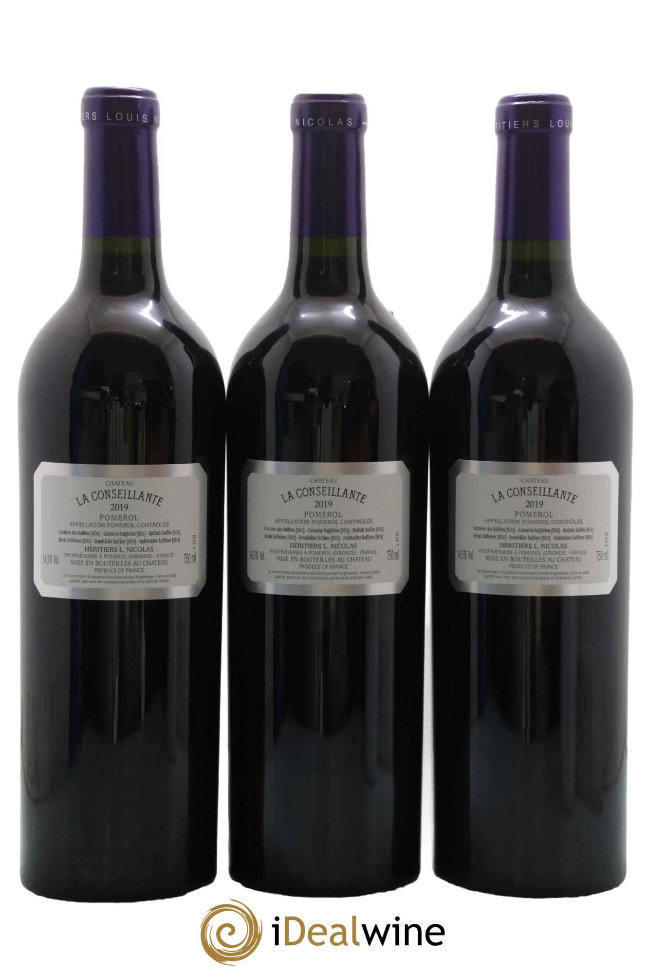 Château la Conseillante 2019 - Lotto di 6 bottiglie - 4