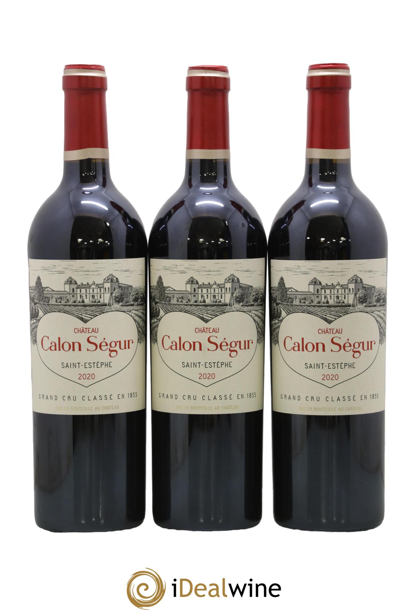 Château Calon Ségur 3ème Grand Cru Classé 2020 - Lot de 3 bouteilles - 0