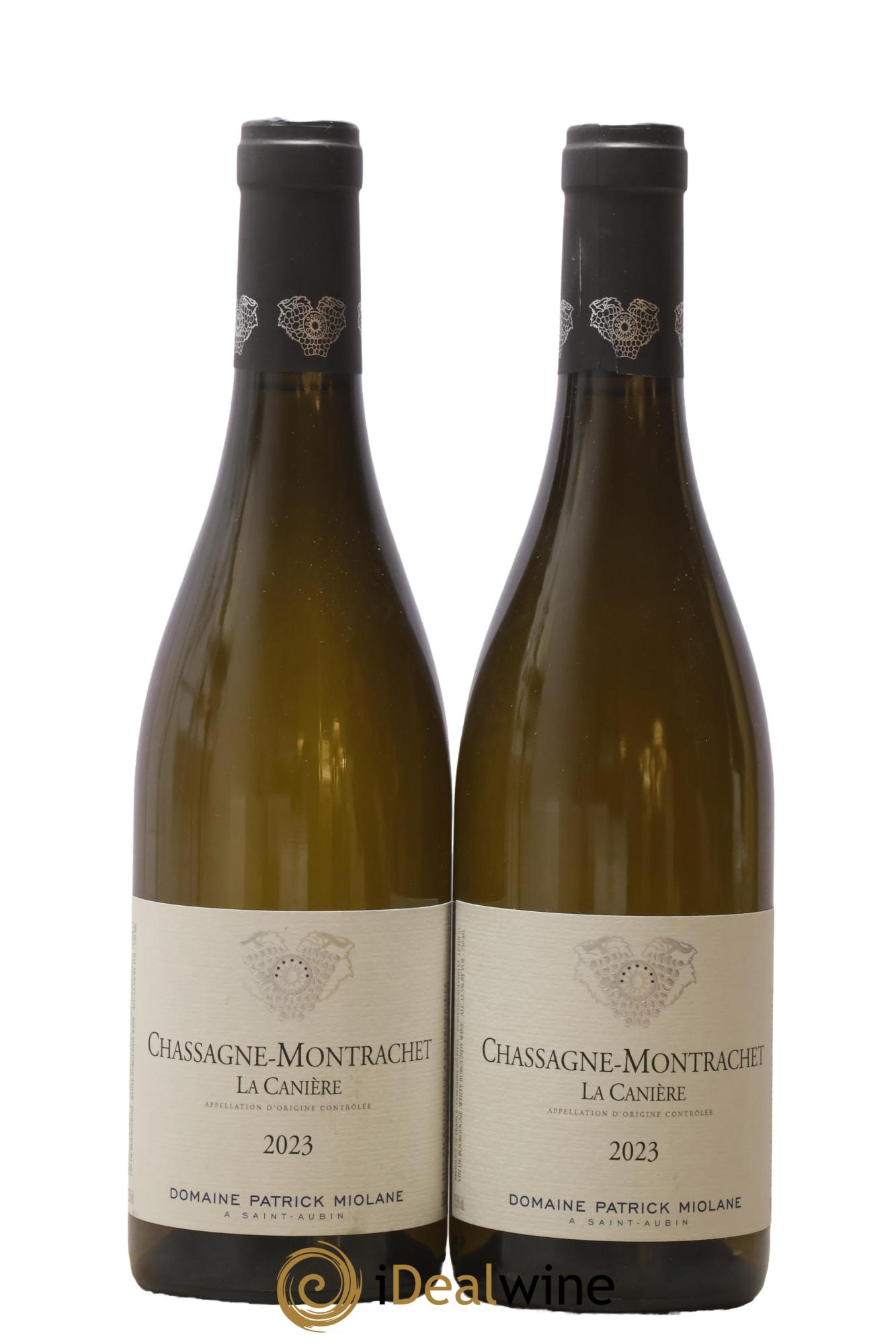 Chassagne-Montrachet La Canière - Patrick Miolane 2023 - Lotto di 2 bottiglie - 0