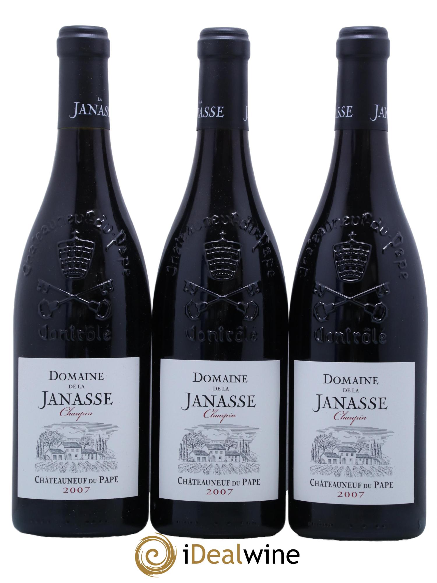 Châteauneuf-du-Pape Cuvée Chaupin La Janasse (Domaine de) 2007 - Lot de 12 bouteilles - 4