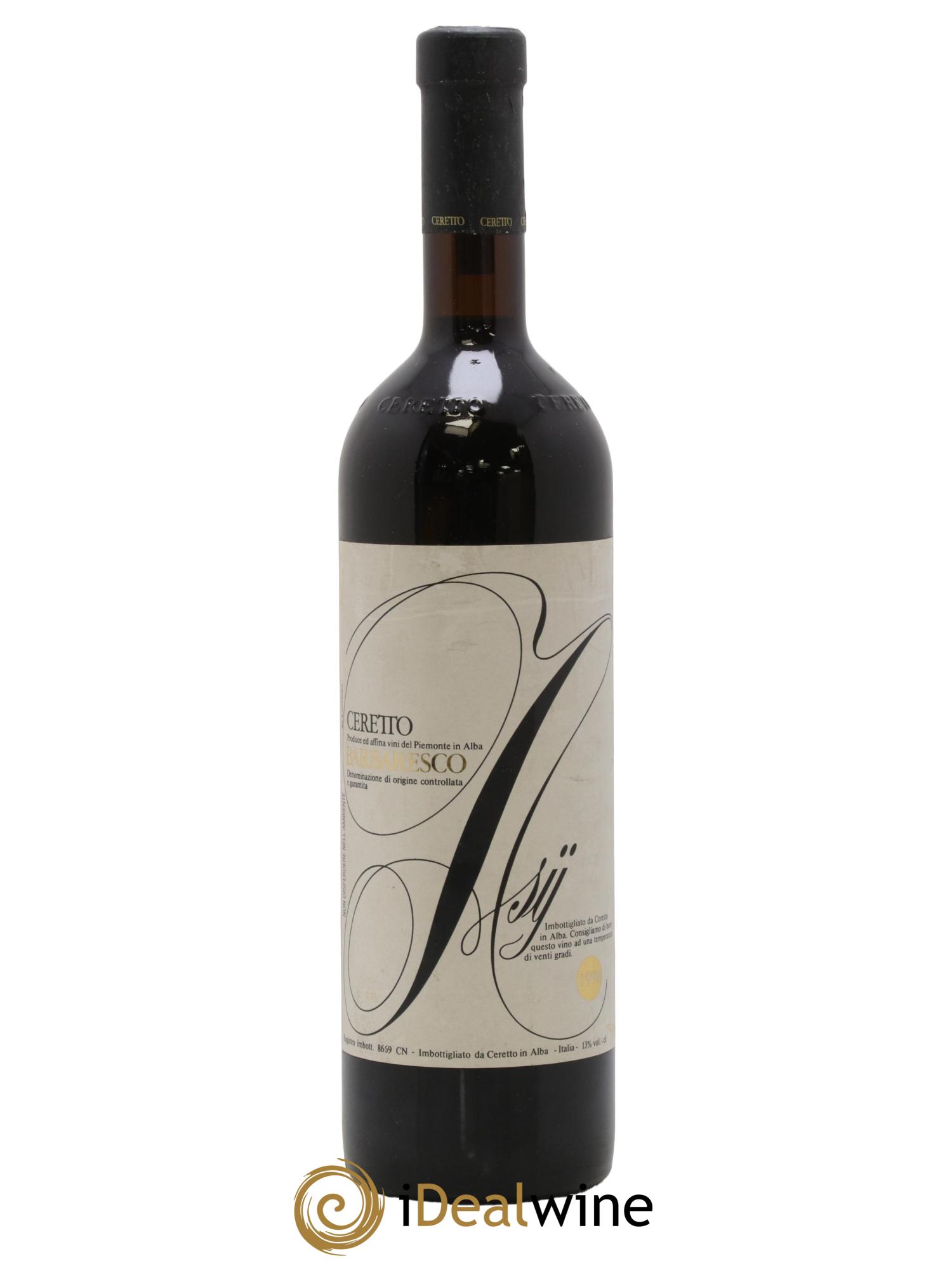Barbaresco DOCG Ceretto 1990 - Posten von 1 Flasche - 0