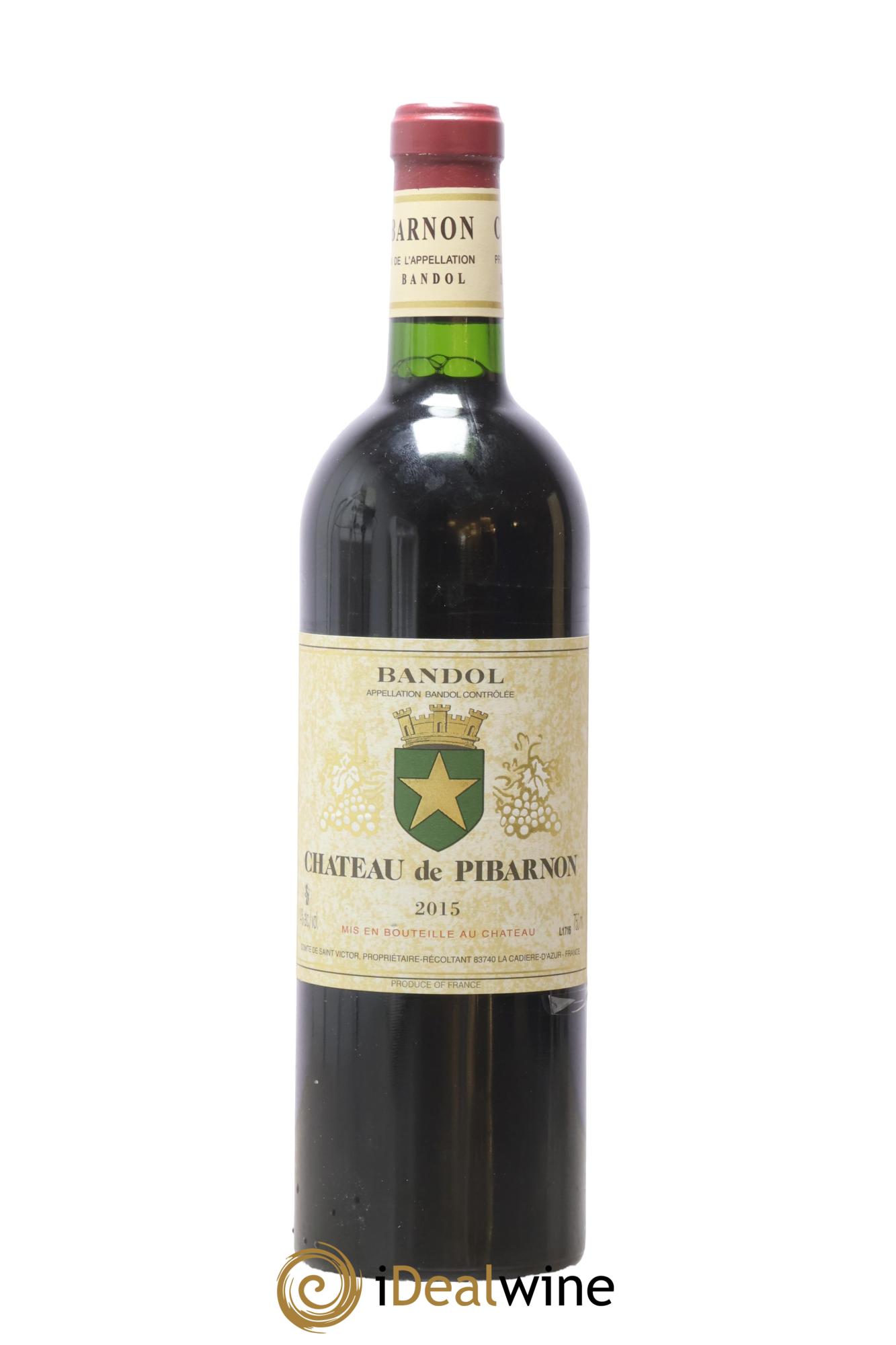 Bandol Château de Pibarnon Comte de Saint-Victor 2015 - Lot de 1 bouteille - 0